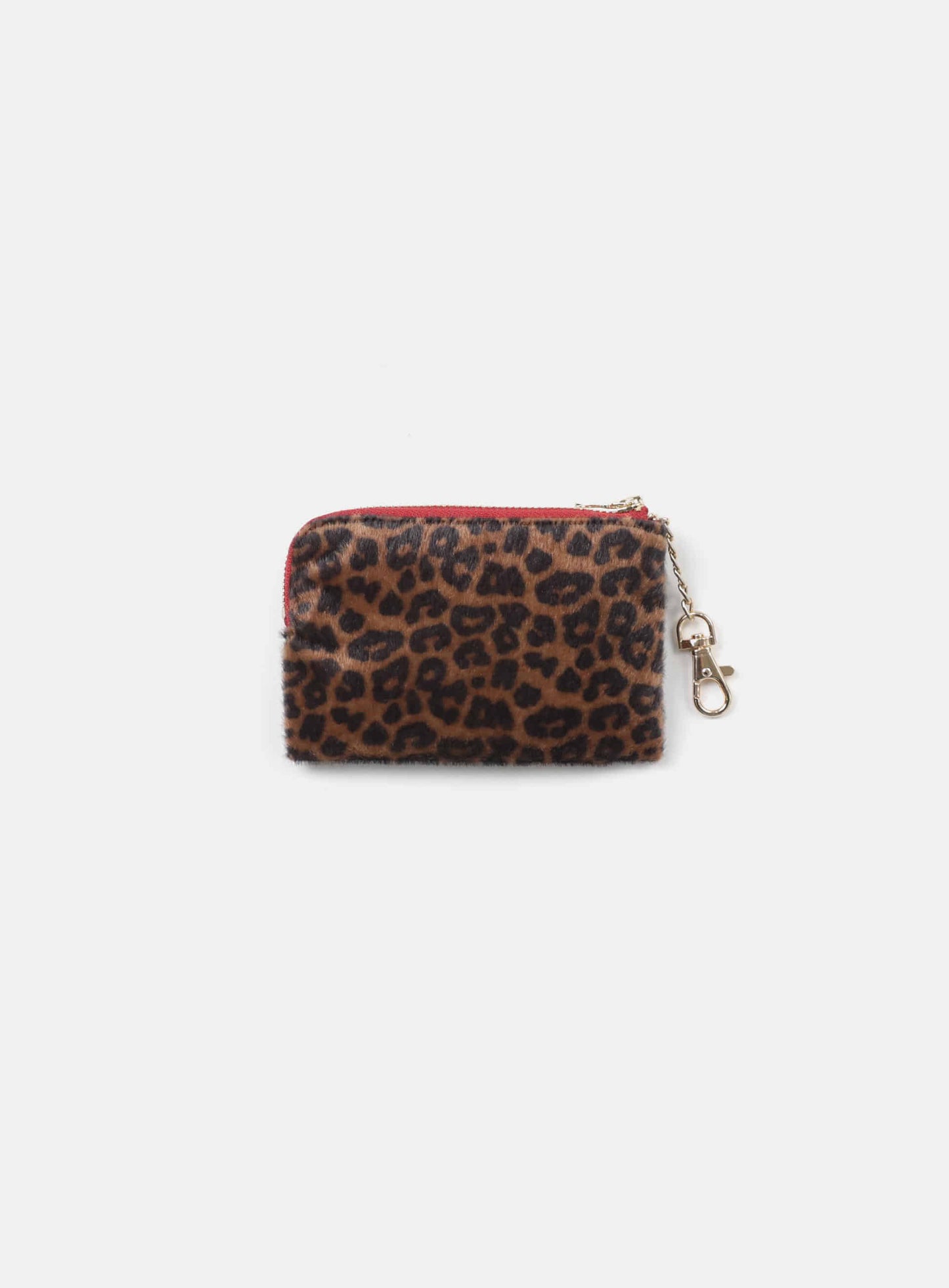 Leopard Pouch - Red