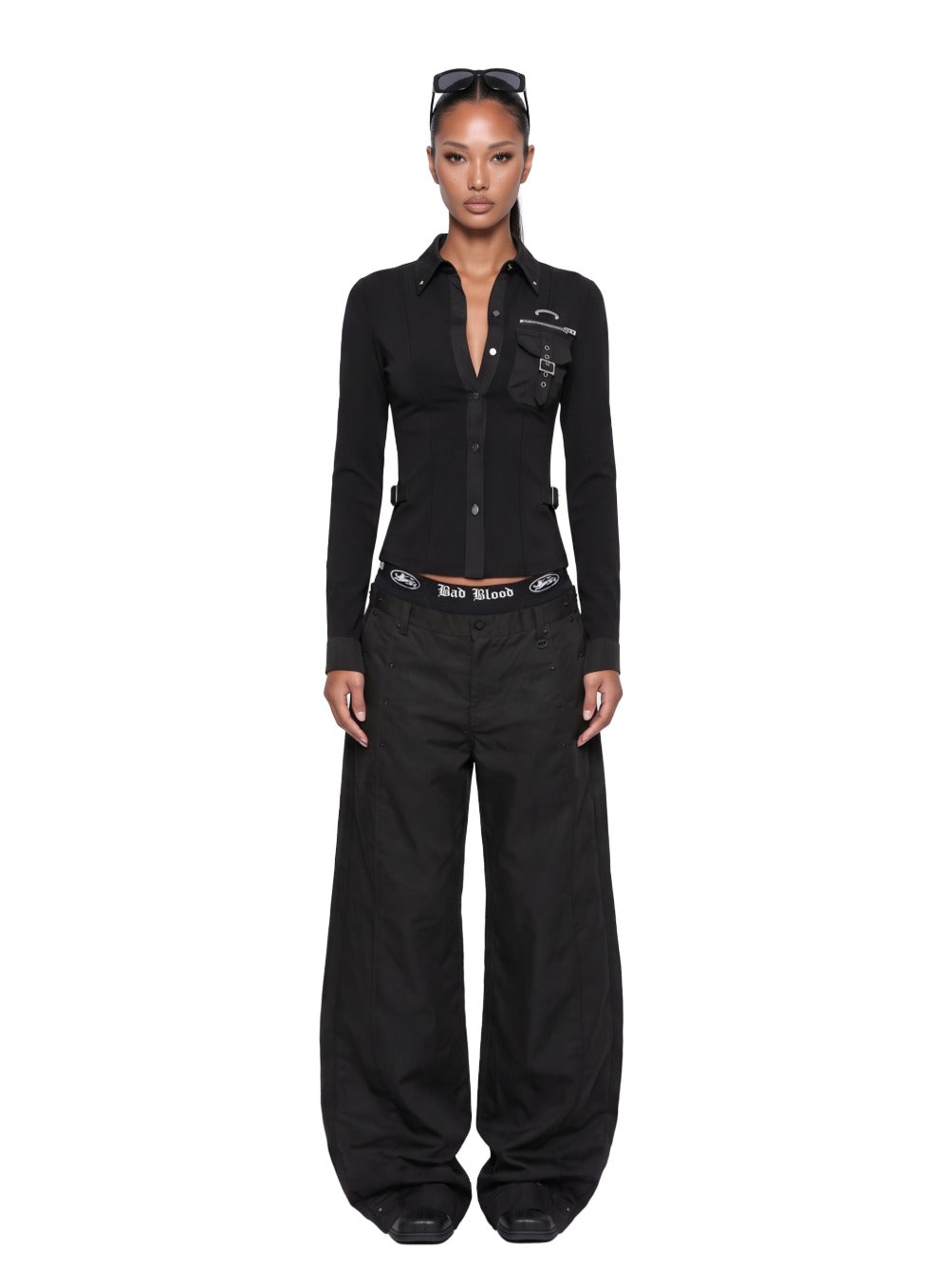 [w-sht26-018] Viper Jersey Slim Fit Shirt – Black