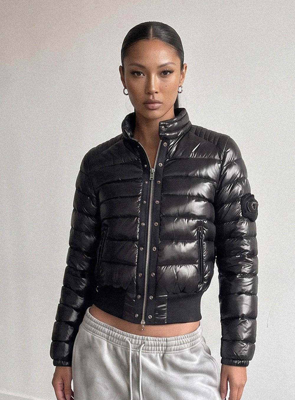 [﻿PREORDER]  [w-jkt26-086] Viper 311 Lightweight High-Neck Puffer V2 – Black