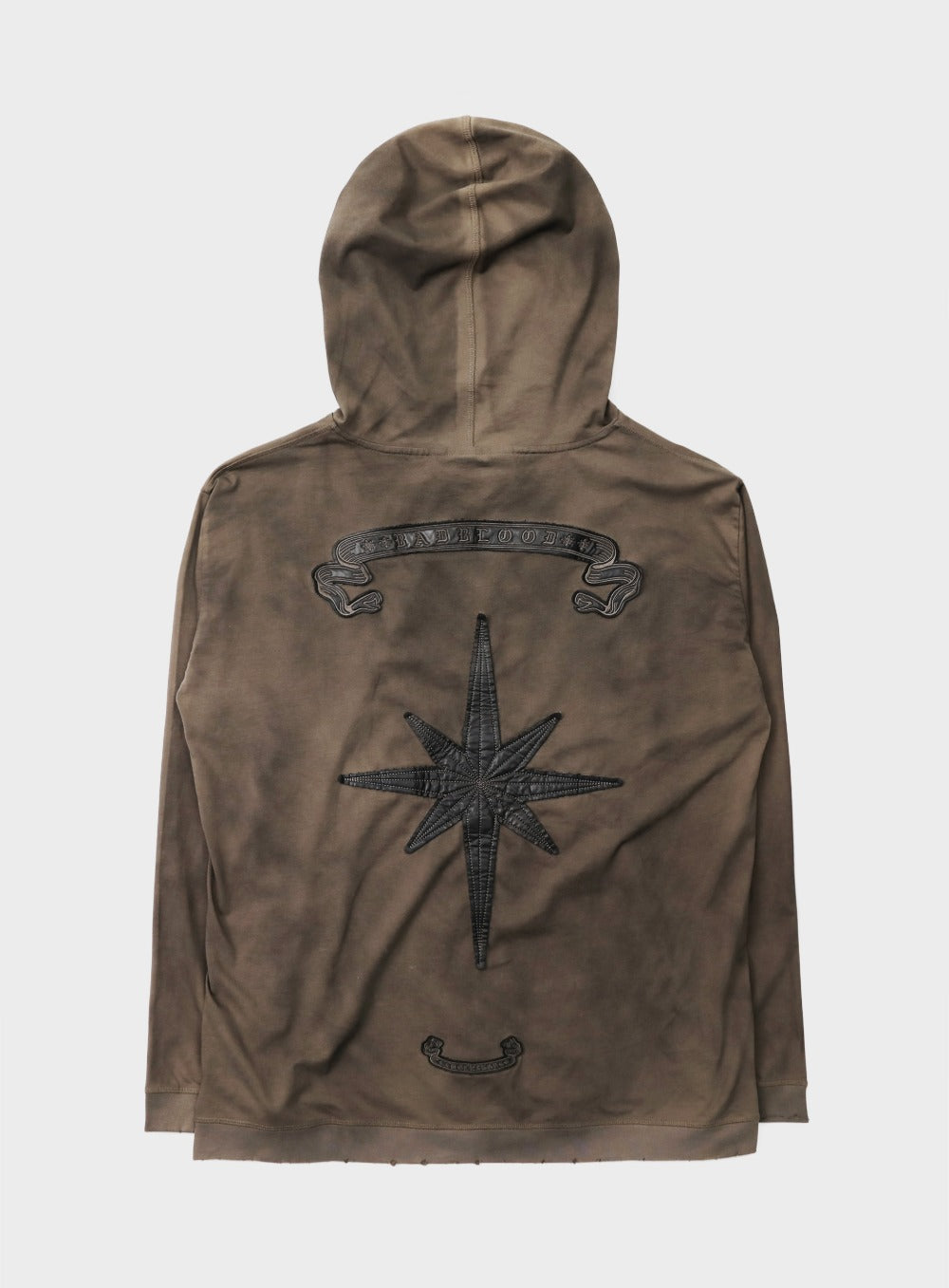Cosmo Patch Hooded Long Sleeve - Tobacco