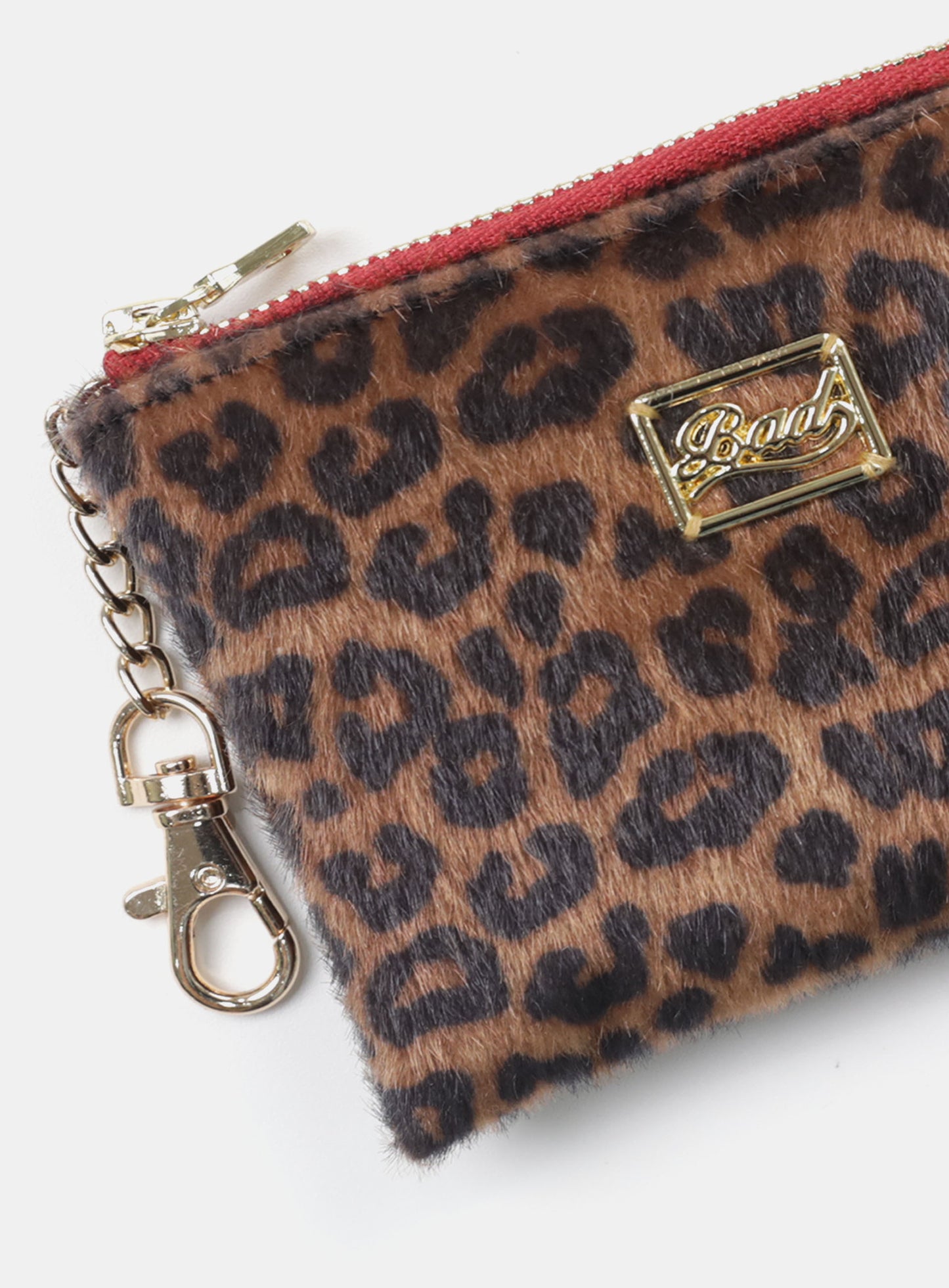 Leopard Pouch - Red