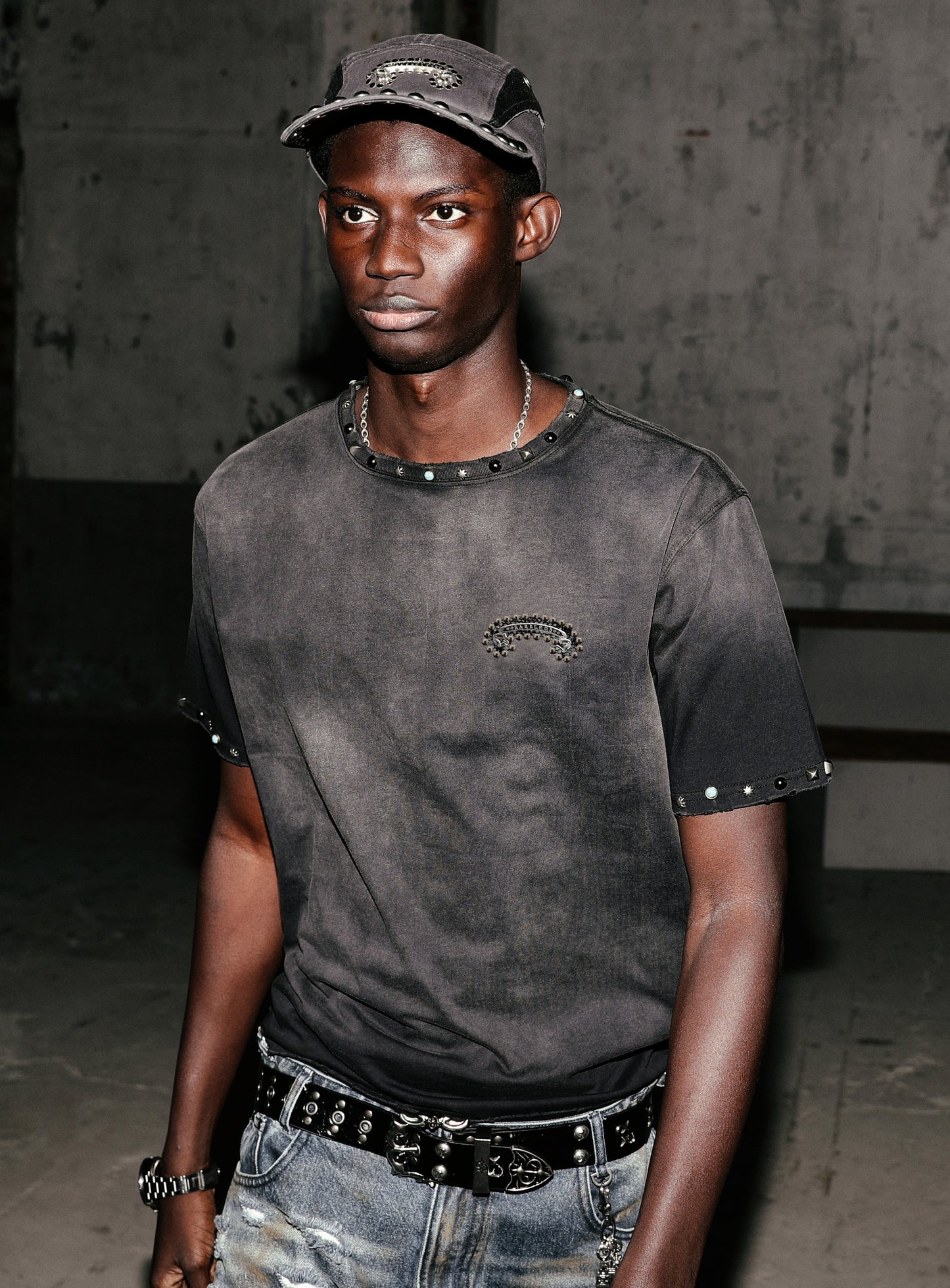 Viper Gemstone T-Shirt - Black