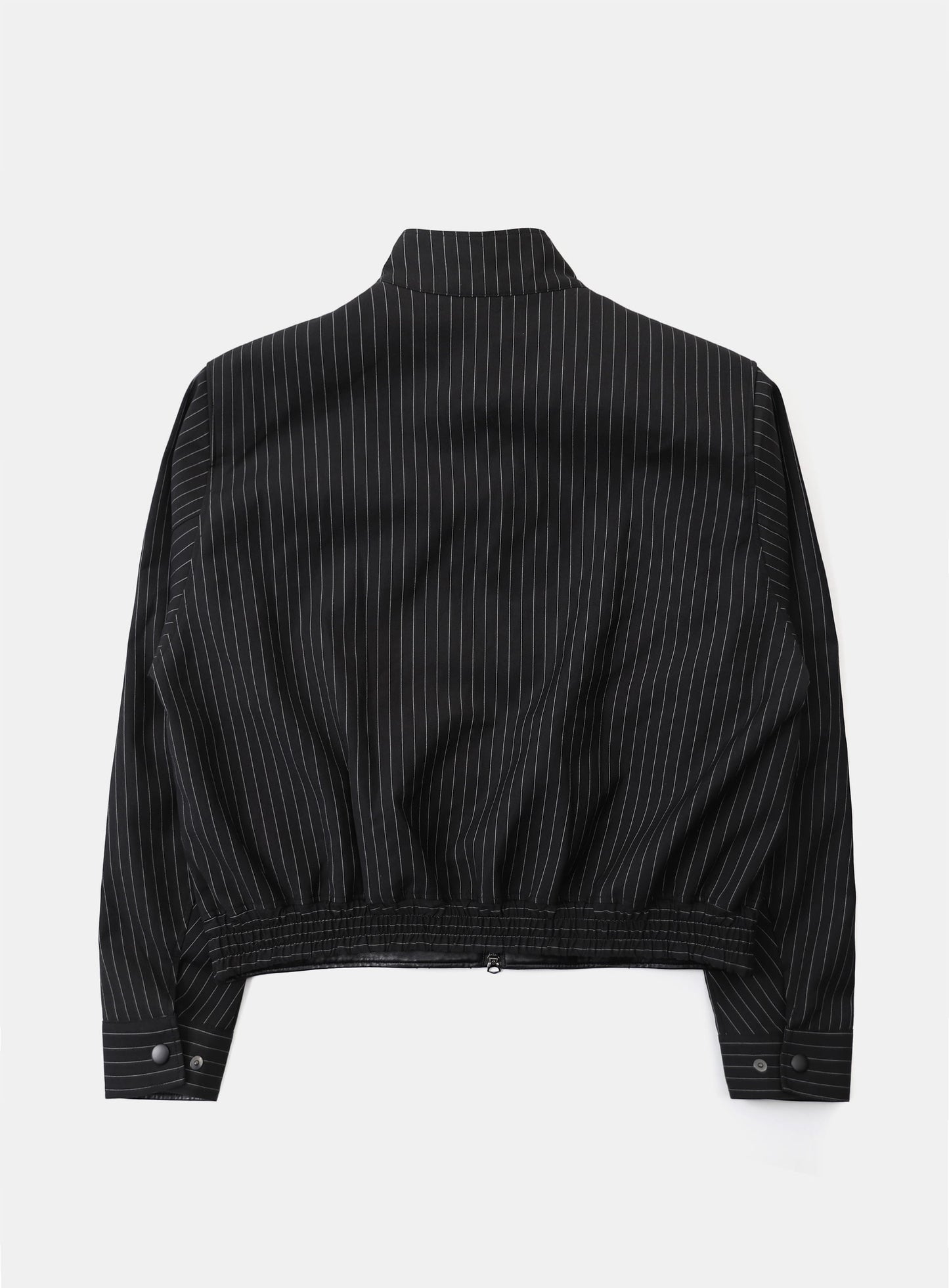 Viper91 High Neck Jacket - Black/Striped
