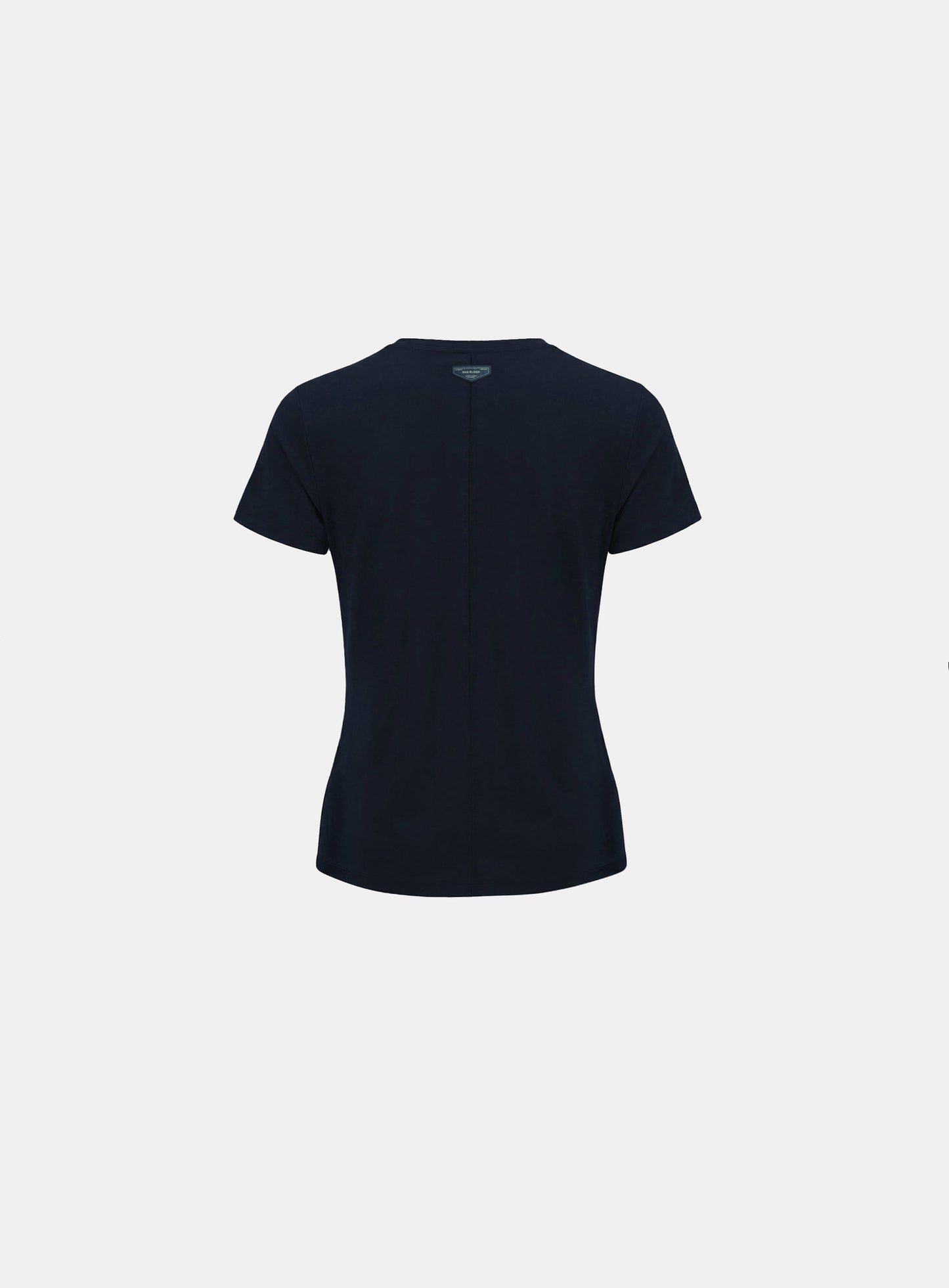 [w-tee26-030] Sleek Cotton Short Sleeve T-Shirt - Navy