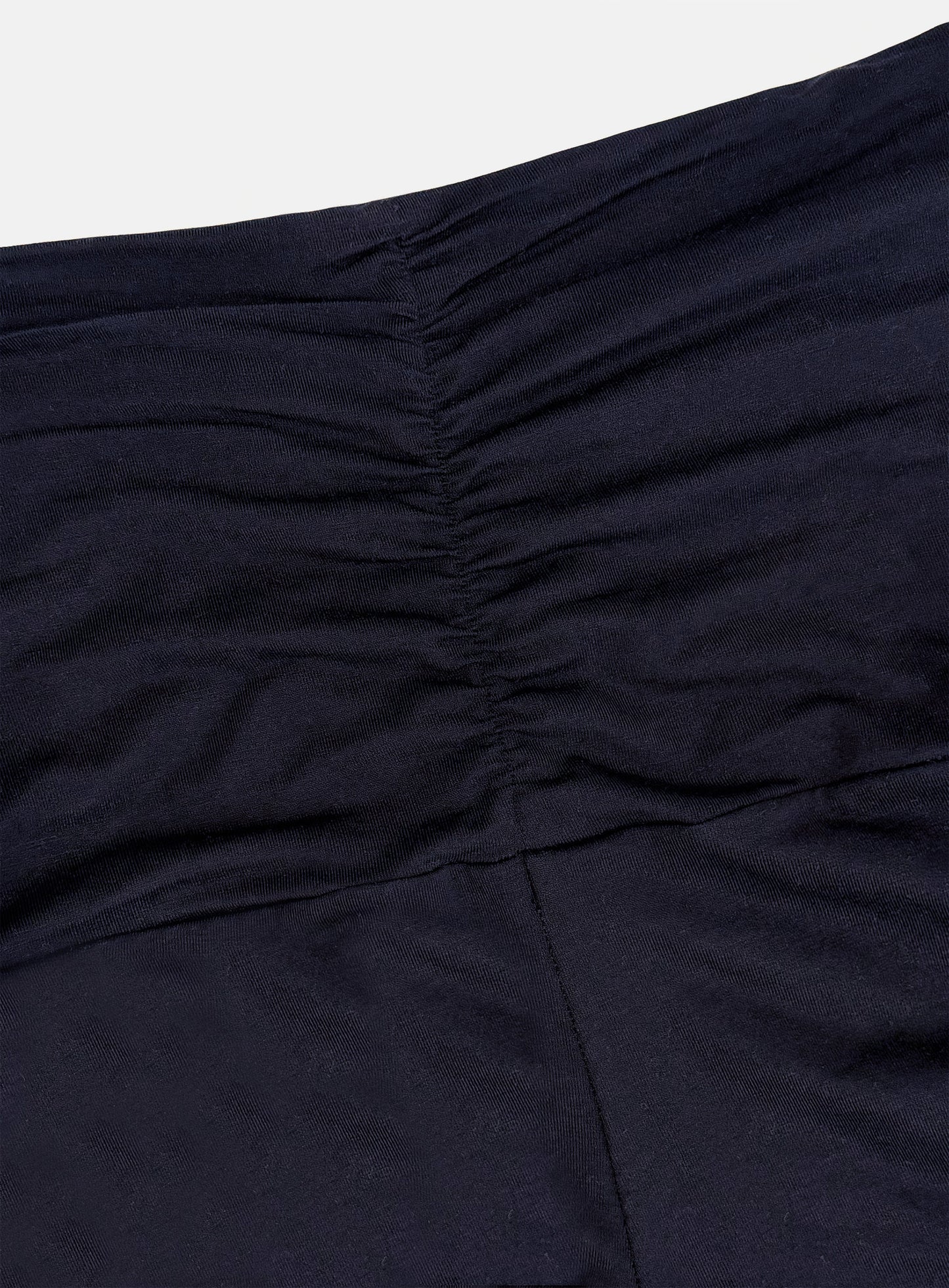 [w-pts26-076] Everyday Tie-Waist Bootcut Pants - Navy