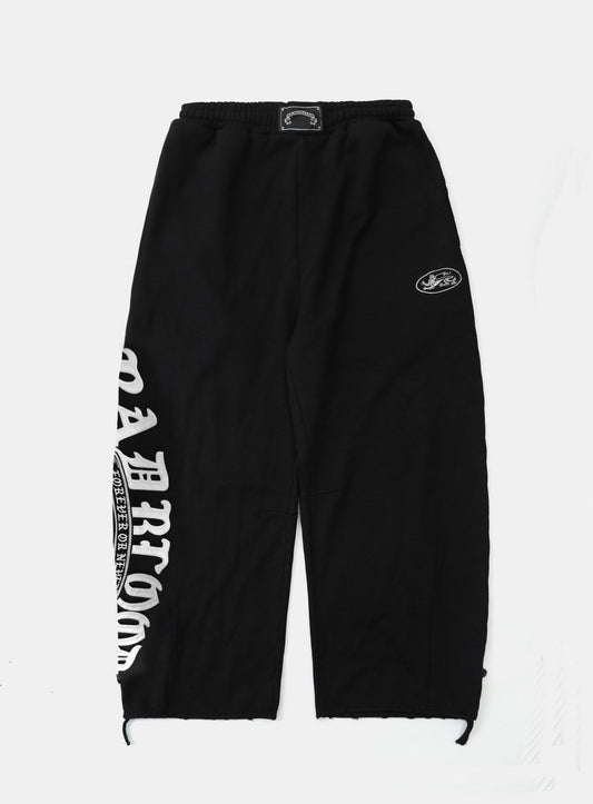 Mystic Capsule 2-Way Curved Jogger Trousers - Black/White