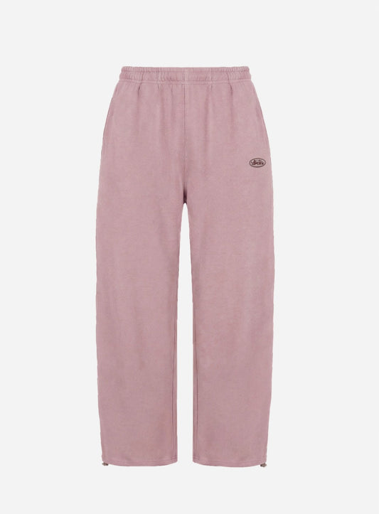 [w-pts26-031] BS Soft Terry Baggy Joggers - Pink