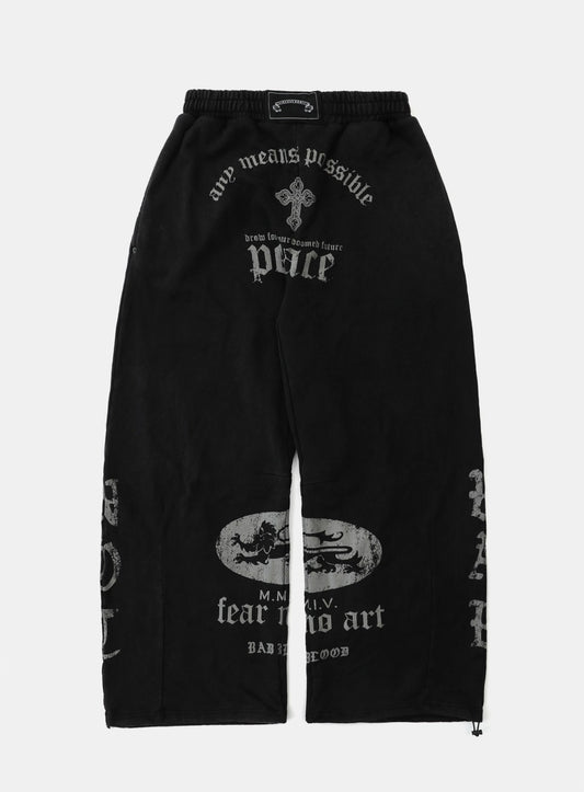 PEACE NOT WAR Jogger - Dusty Black