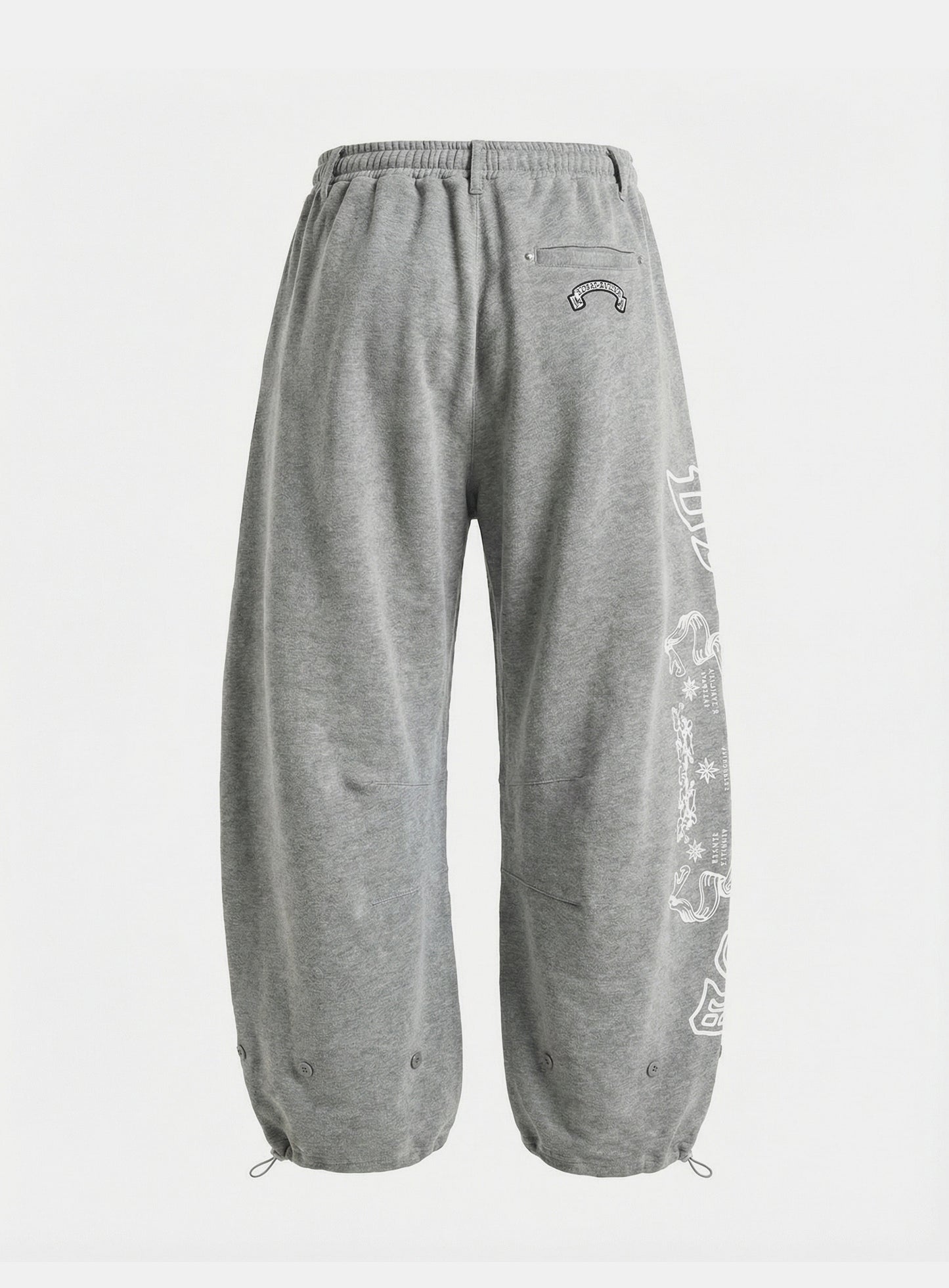 [w-pts26-056] Mystic Capsule Semi-Curved Fit Joggers - Gray