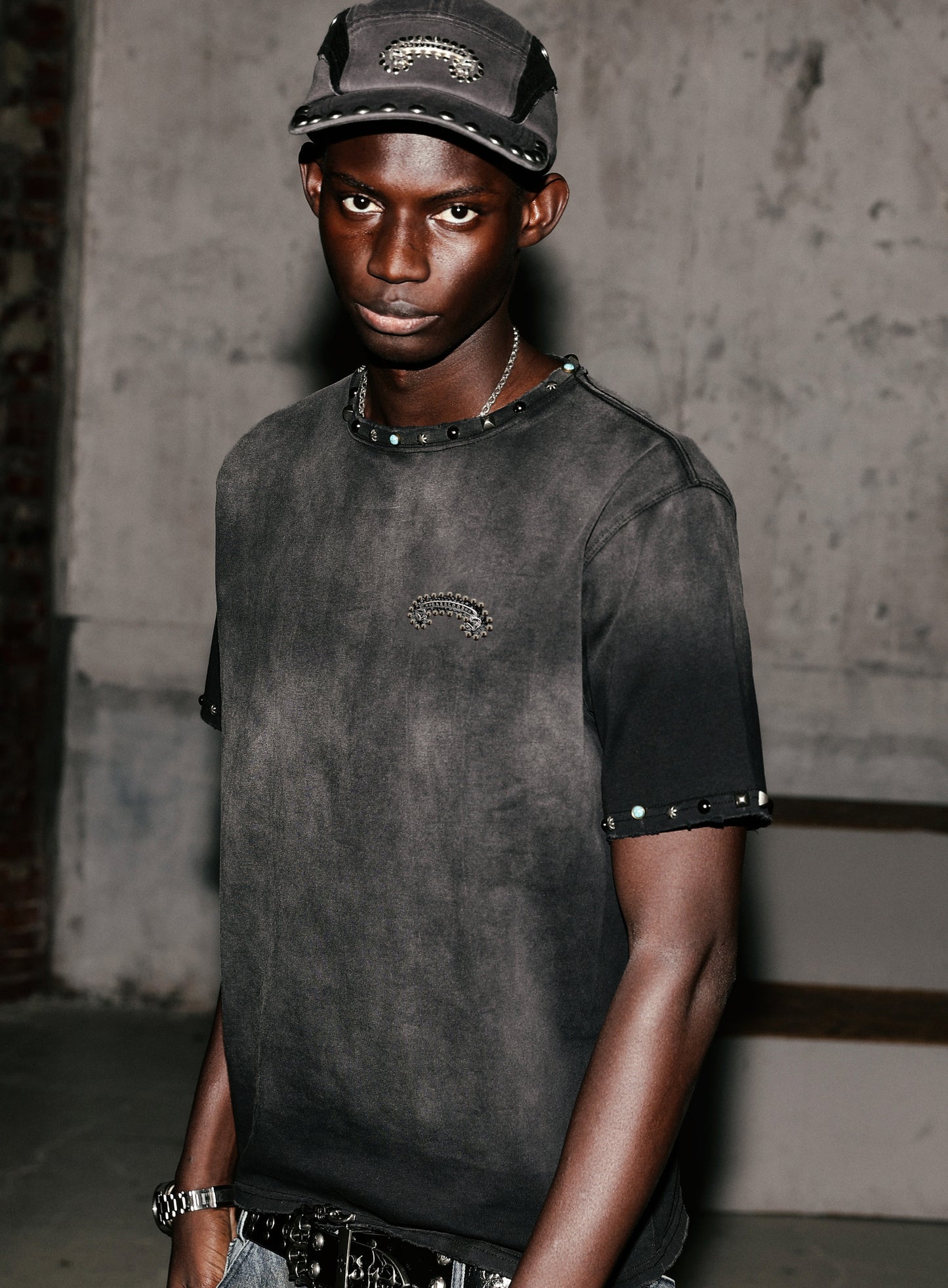 Viper Gemstone T-Shirt - Black