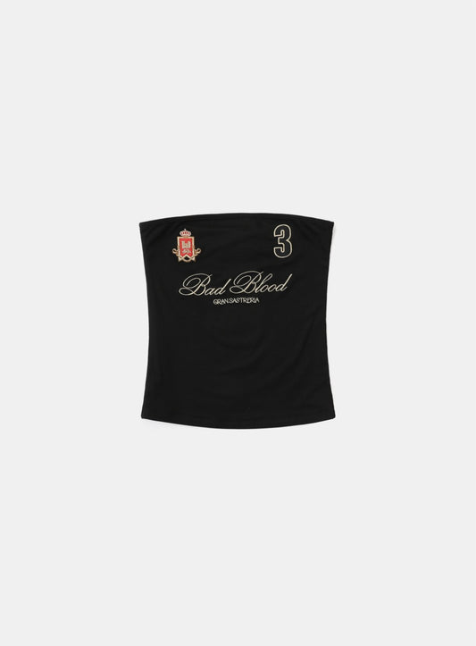 Classic Logo Tube Top - Black