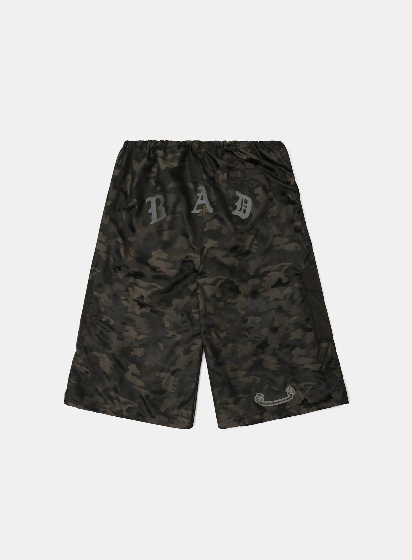 Mystic Nylon Reflective Bermuda Cargo Pants - Brown Camo