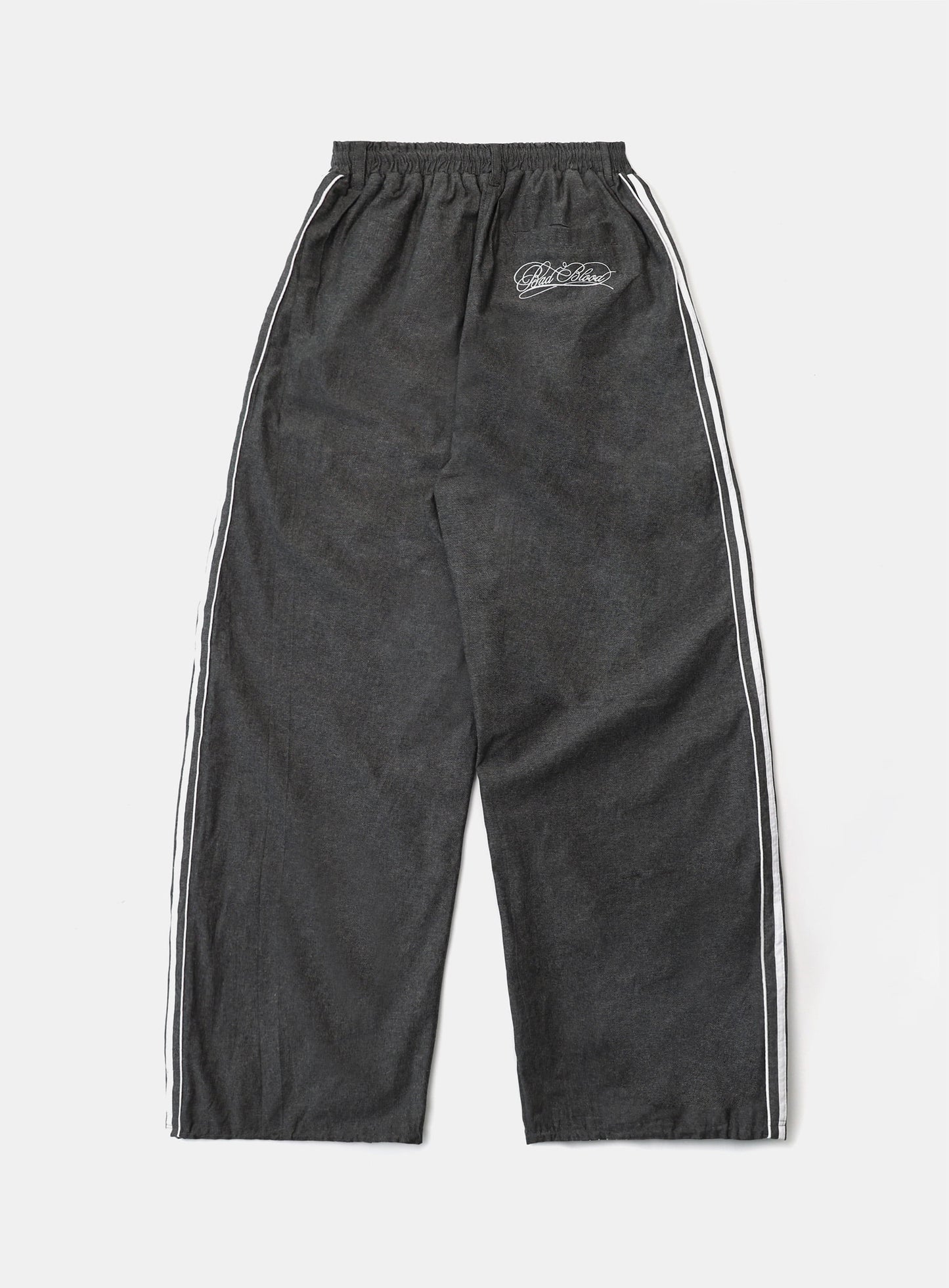 Reversible Pinstripe Track Pants - Grey