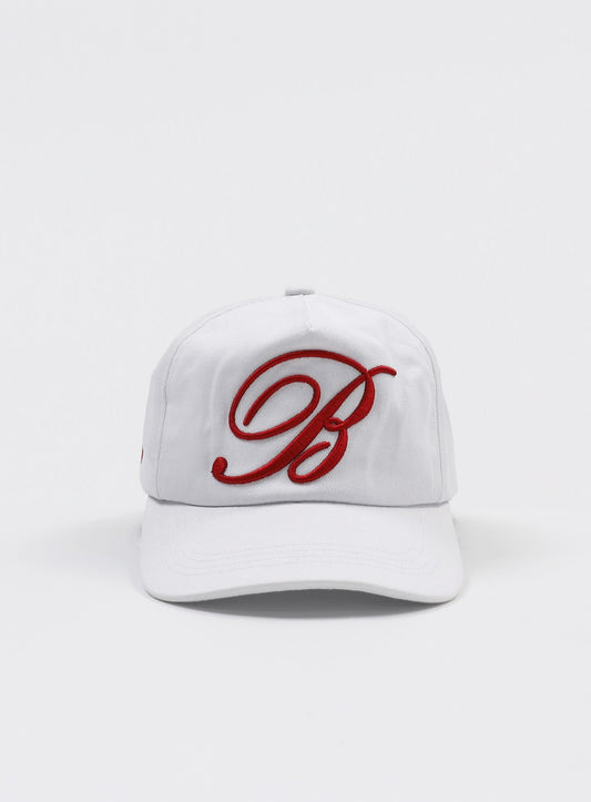 Classic B Logo Ball Cap - White