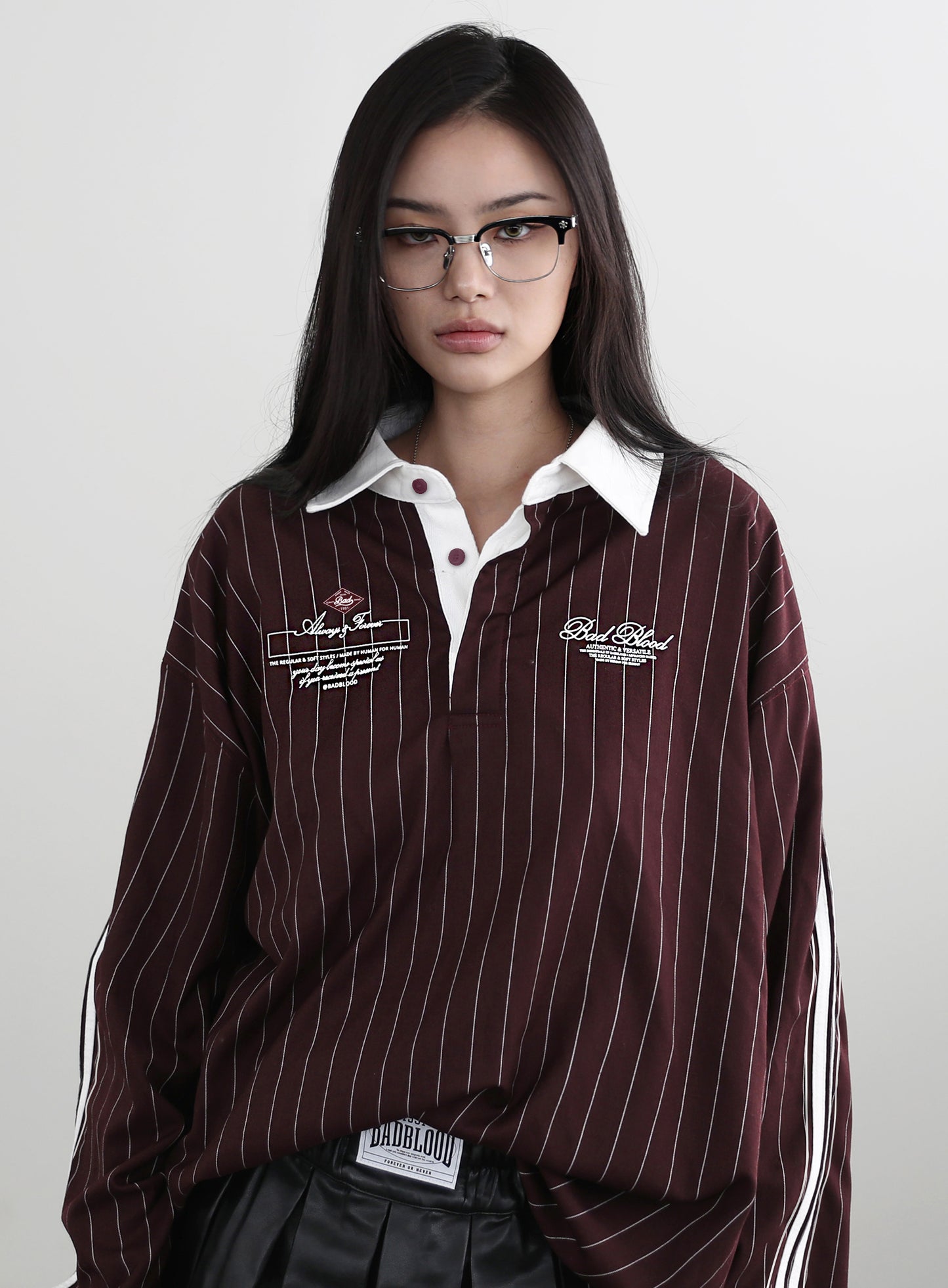 Classic Logo Stripe Rugby Shirt