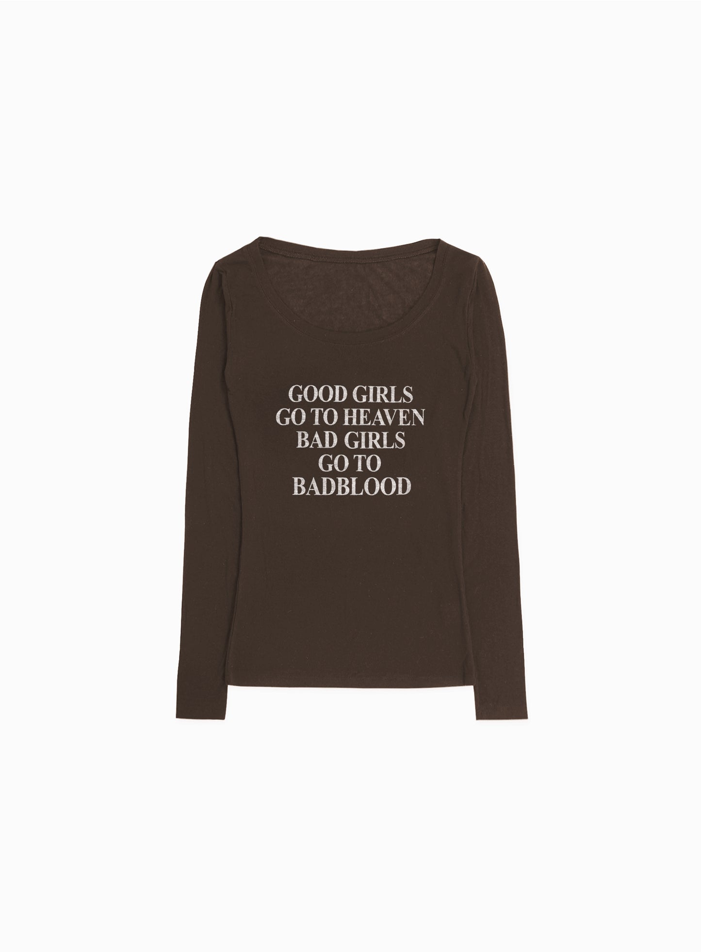 Bad Girls Loose Fit Top - Espresso