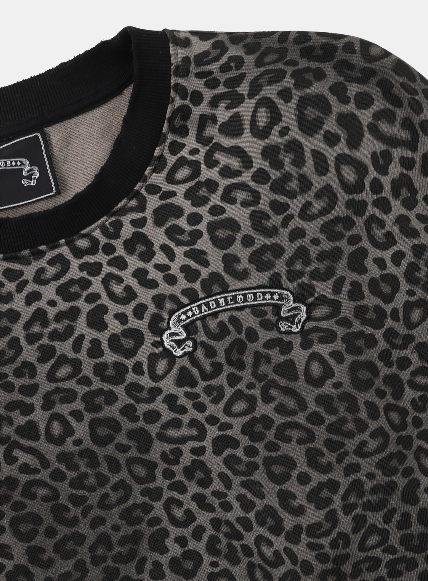 Viper Logo sweatshirt - Black Leopard