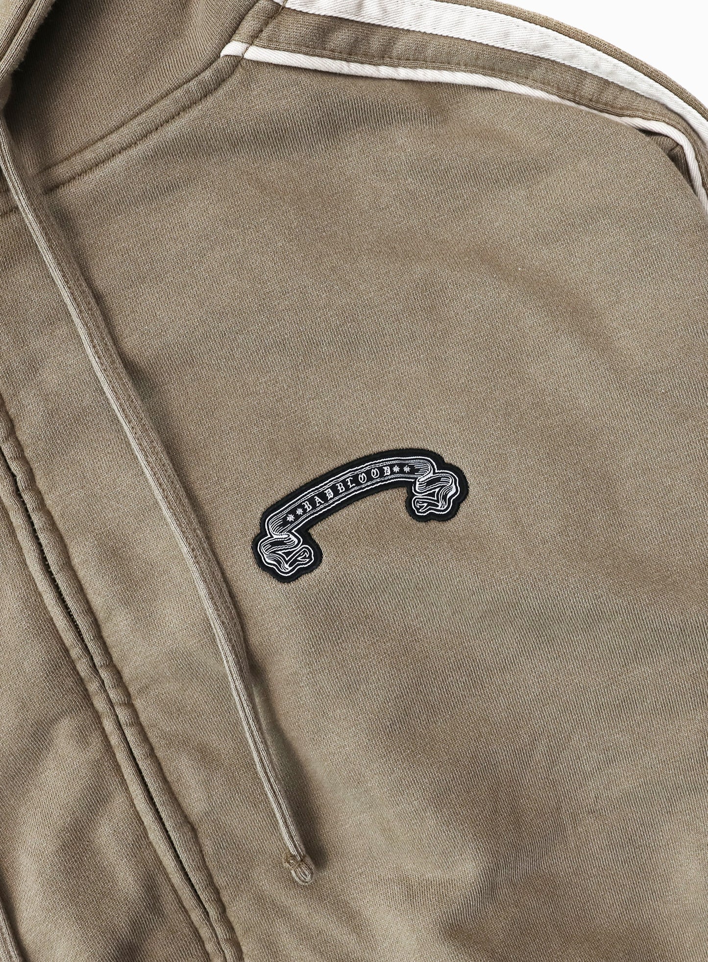 Billy Washed Hooded Zip-Up - Sand