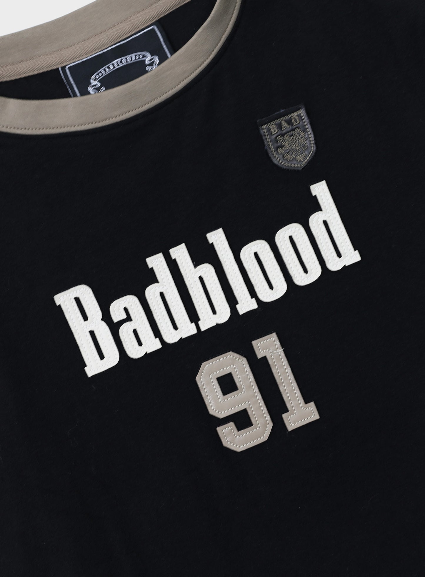 Vintage Club Jersey Ringer Long Sleeve - Black