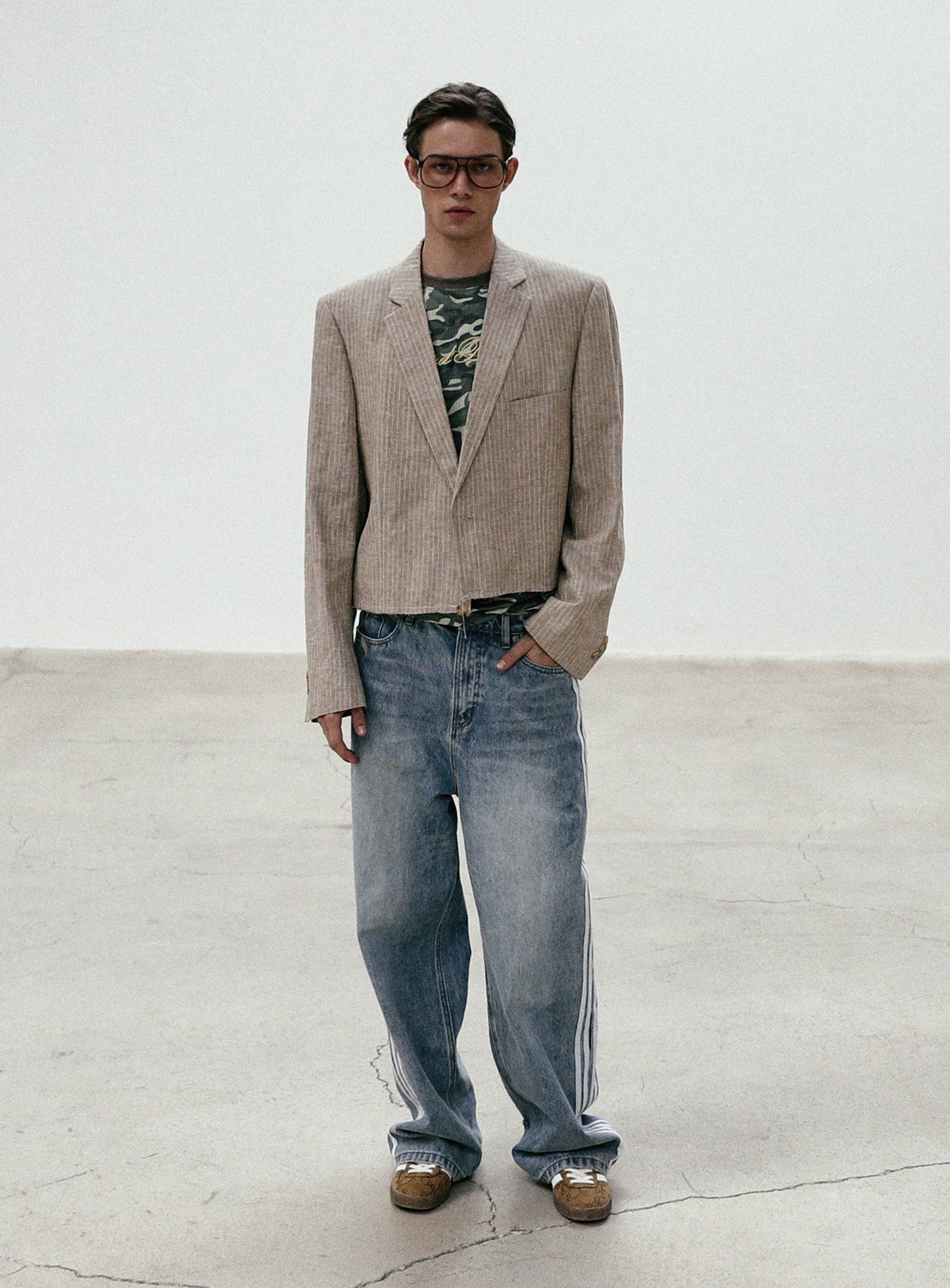 Billy Track Jeans Baggy Fit - Blue