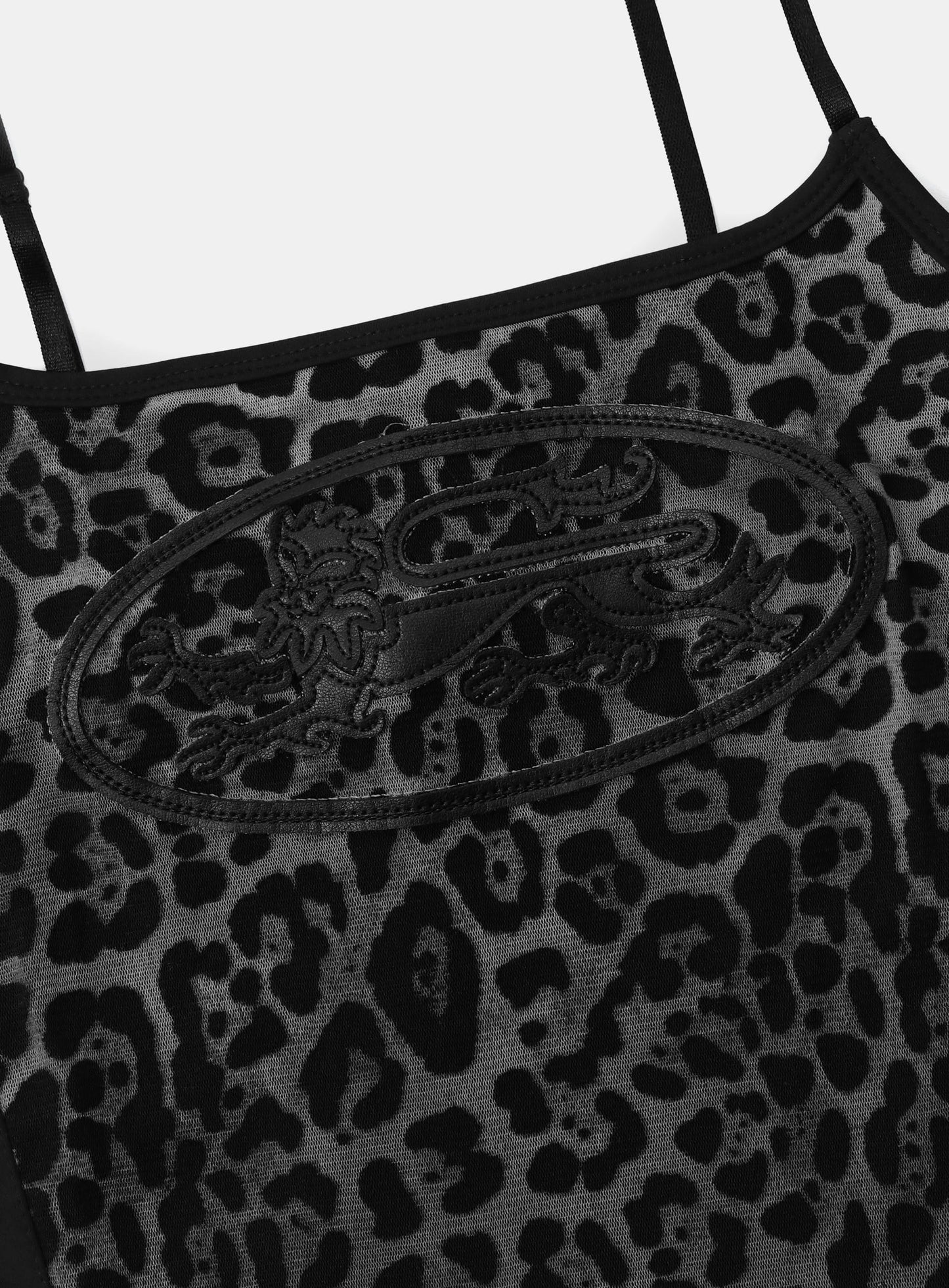 Mystic String Tank - Black Leopard