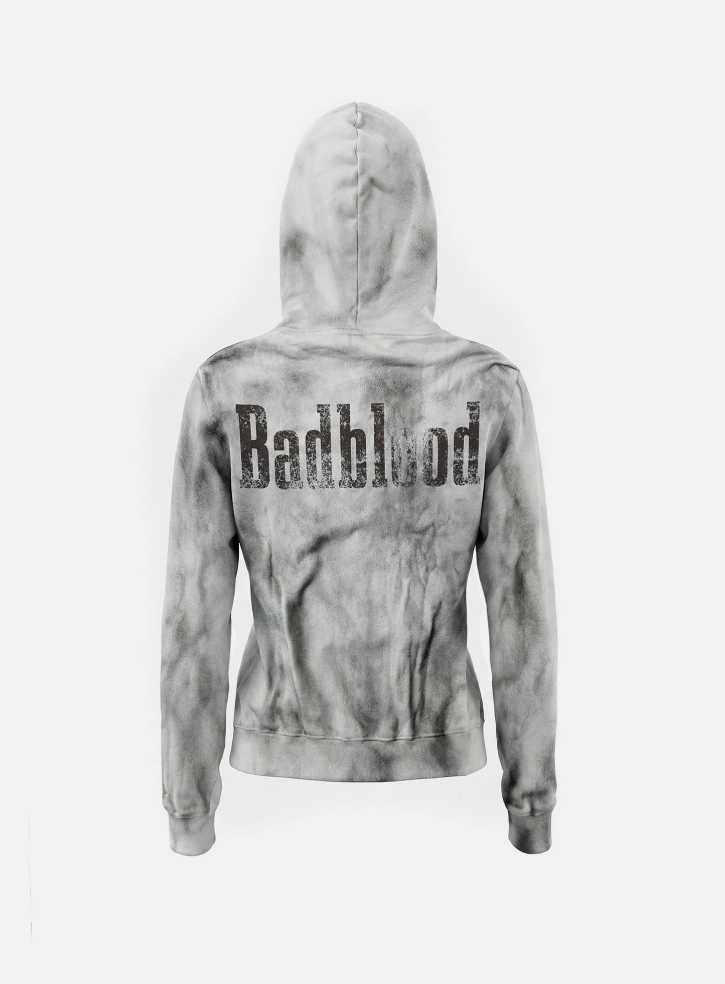 Sun Faded 2 Hooded Zip-Up - White
