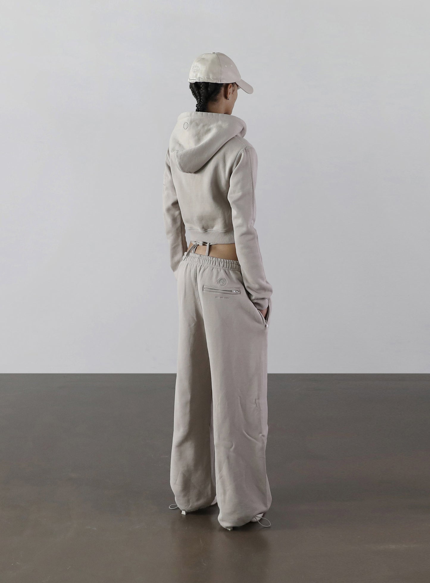 Super Wide 2 Way Jogger - Low Rise - Wheat