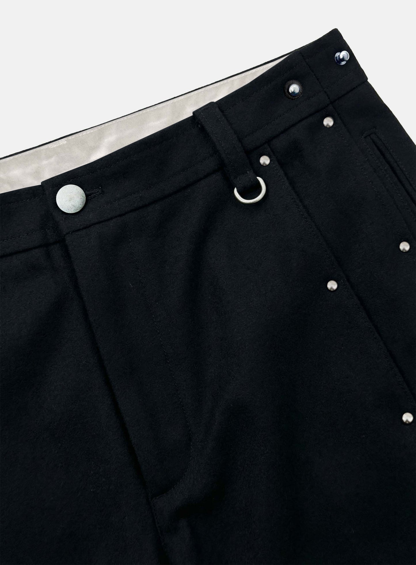 [w-pts26-048] Viper V2 Pintuck Slacks - Black