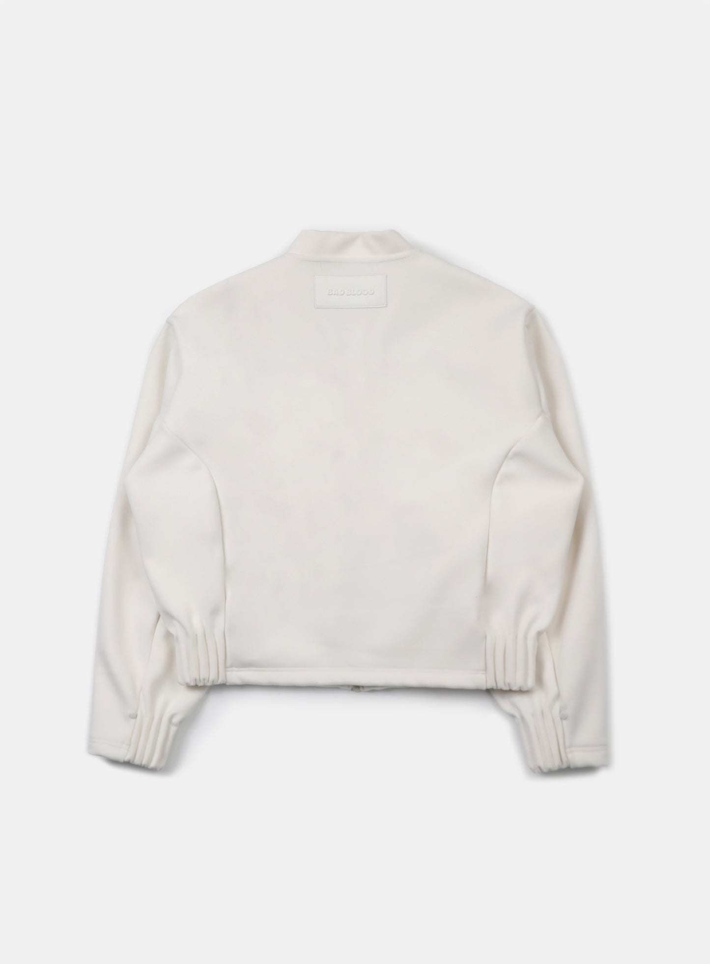 Beyond Cash Soft Zip-Up Jacket - Cream