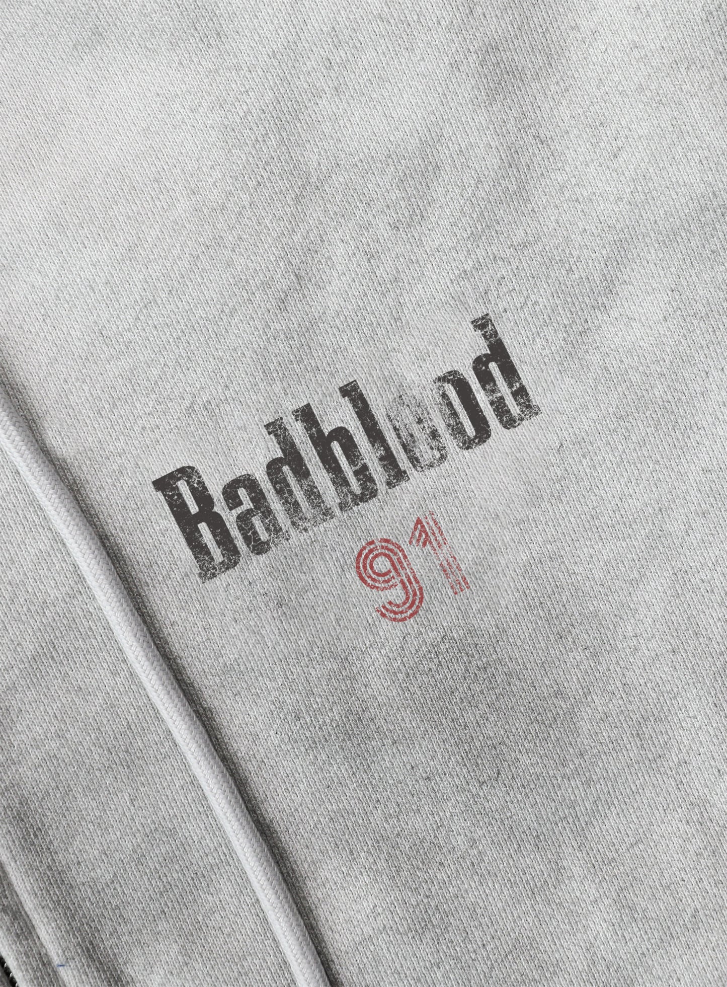 Sun Faded 2 Hooded Zip-Up - White