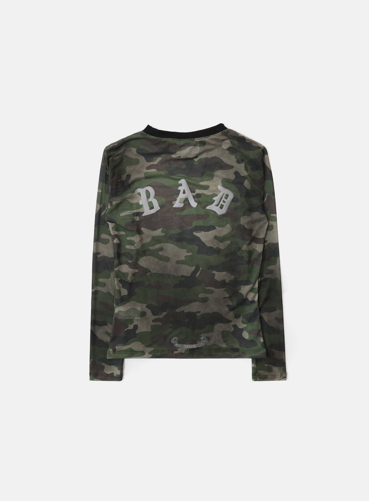 [AQUA] Mystic Logo Reflective Long Sleeve - Green Camo