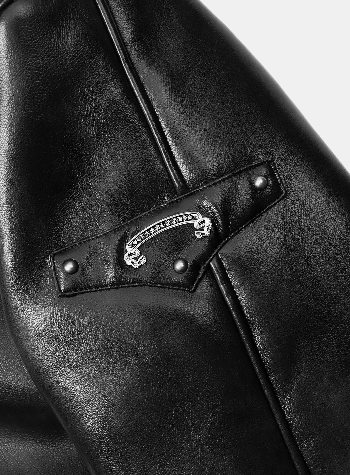 [w-jkt25-064] Viper21 Shearling Mustang Bomber Jacket - Washed Black