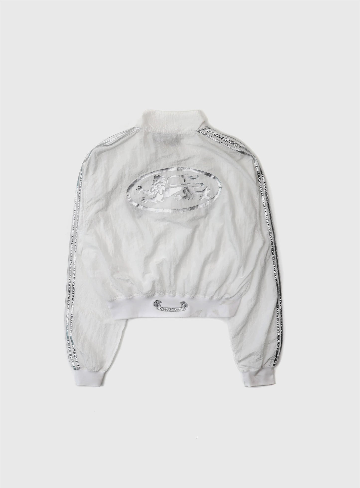 Dark Billy Nylon Track Jacket - White