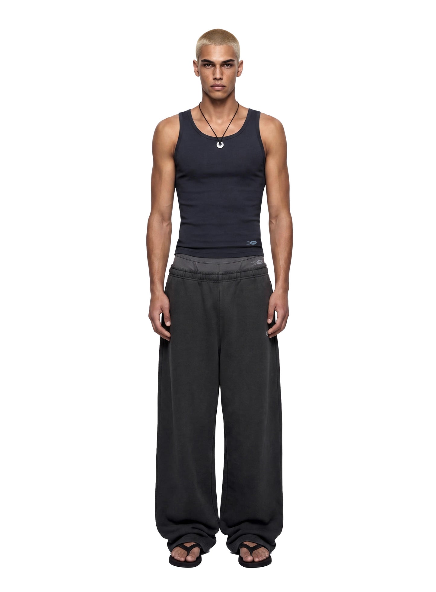 [w-tnk26-022] Everyday Classic Tank - Charcoal