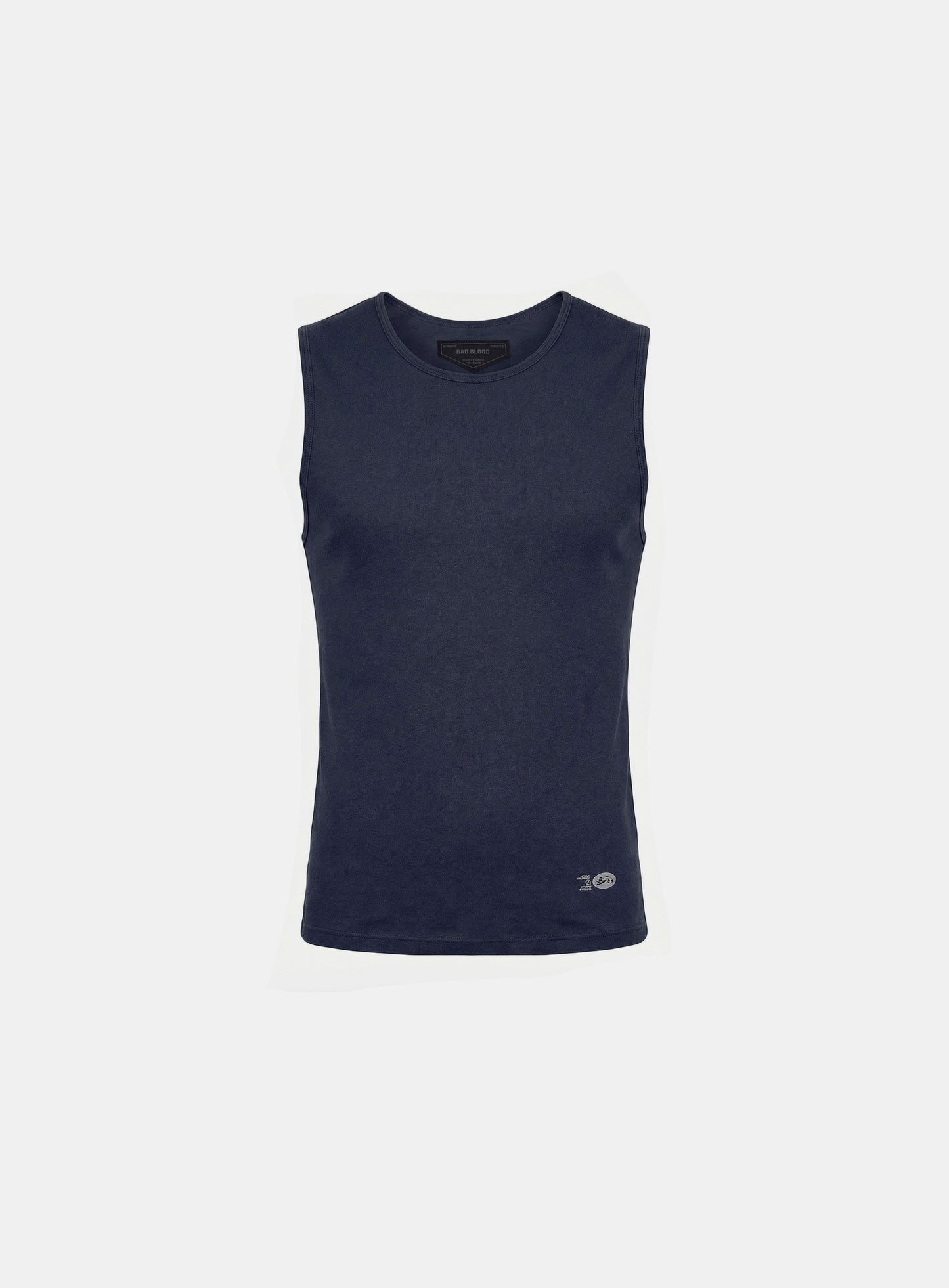 [w-tnk26-014] BS Cotton Jersey Classic Tank - Navy