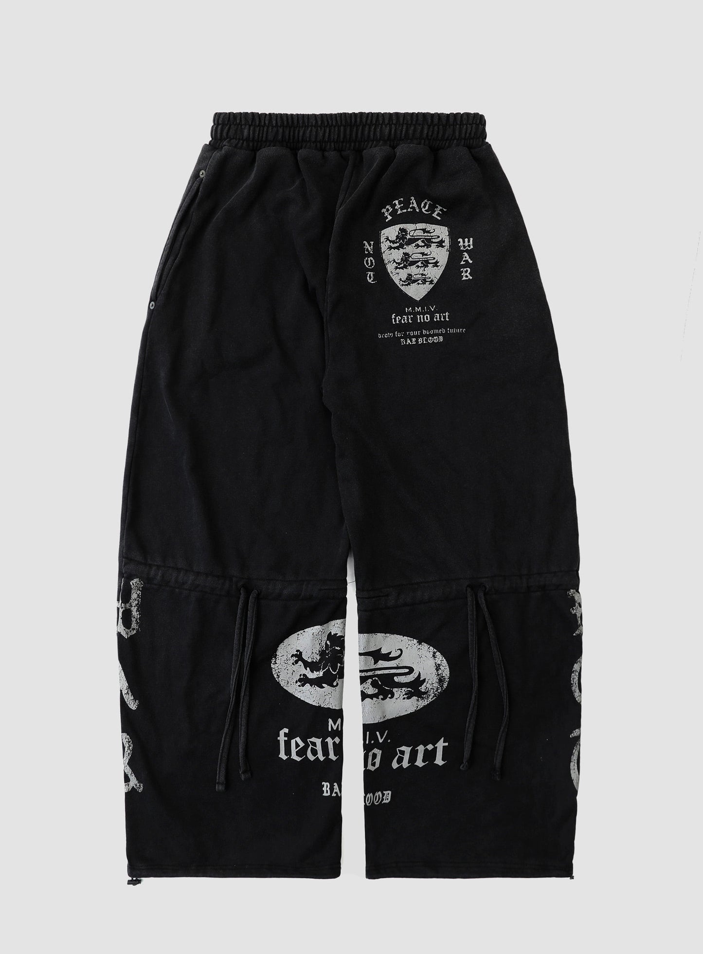 PEACE NOT WAR Jogger - Dusty Black