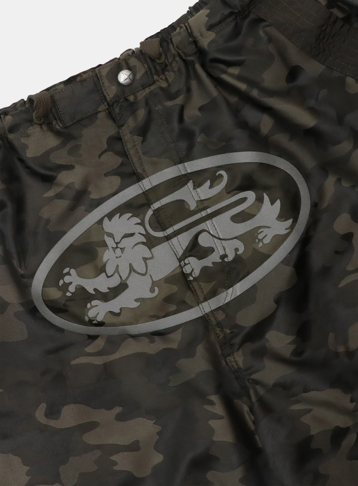 Mystic Nylon Reflective Bermuda Cargo Pants - Brown Camo