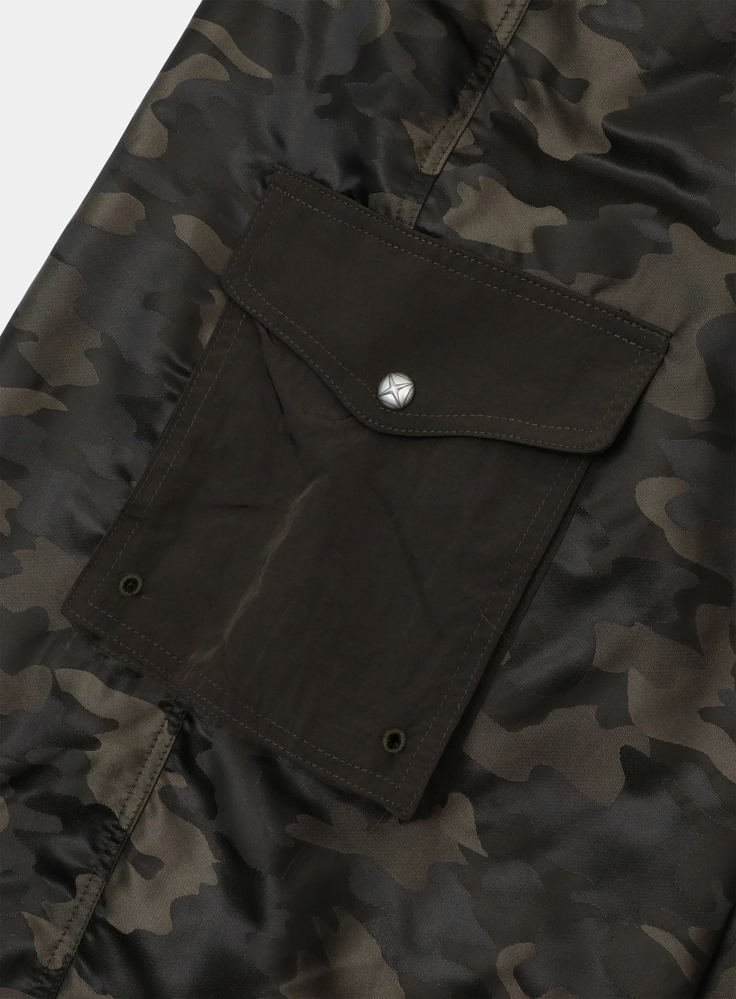 Mystic Nylon Reflective Bermuda Cargo Pants - Brown Camo