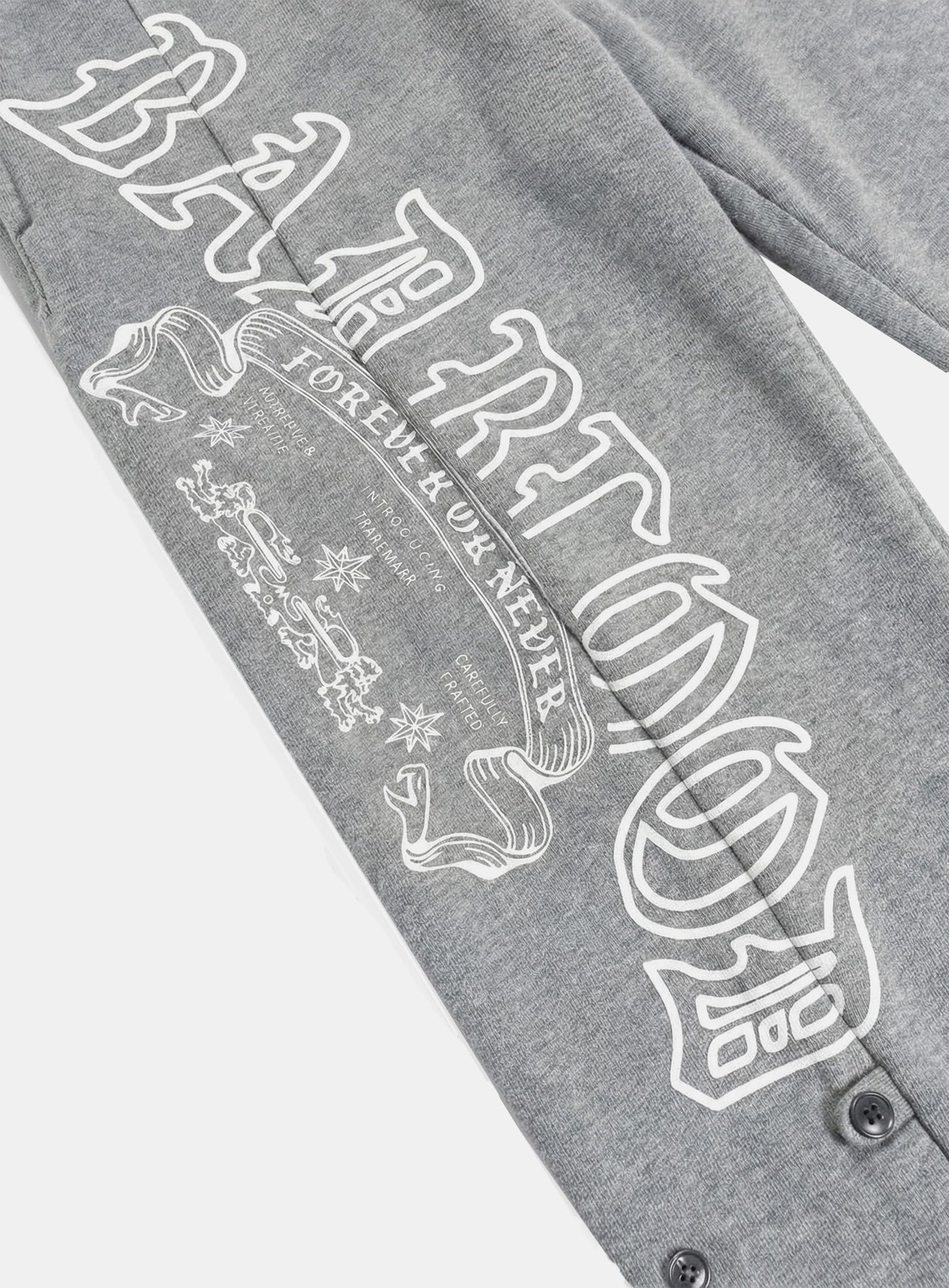 [w-pts26-056] Mystic Capsule Semi-Curved Fit Joggers - Gray