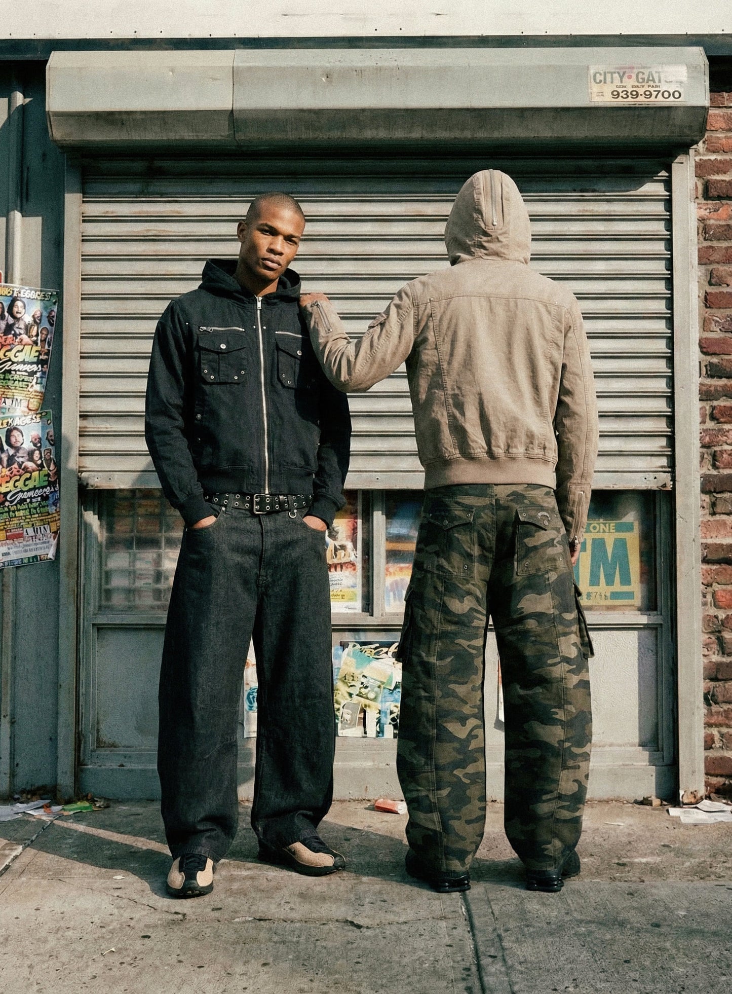 [w-pts26-069] Arc Curved Fit Cargo Pants - Camo