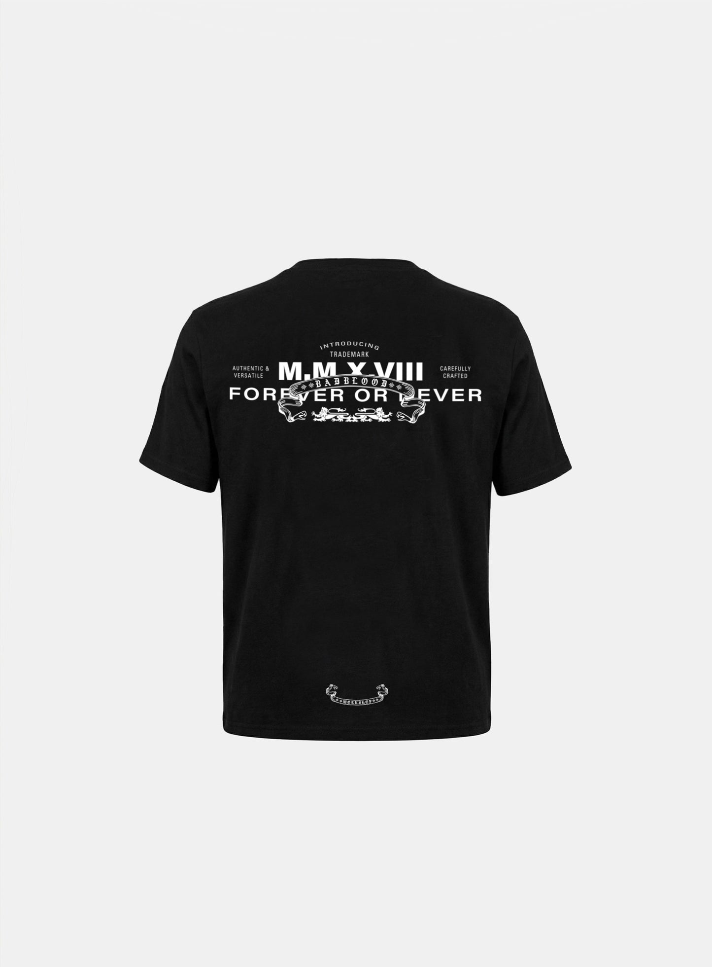 [w-tee26-096] Viper Slim Fit Short Sleeve T-Shirt - Black