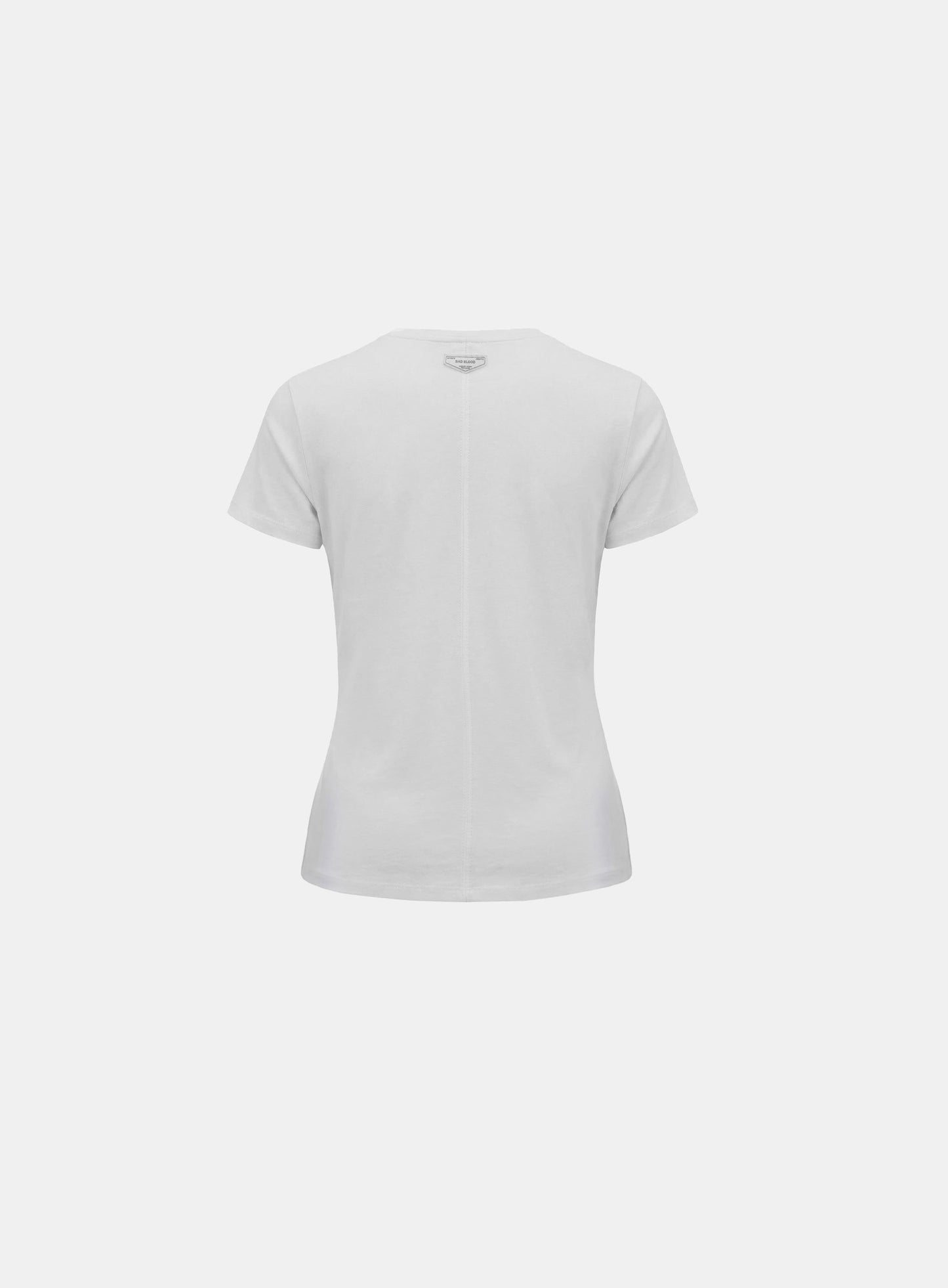 [w-tee26-029] Sleek Cotton Short Sleeve T-Shirt - White