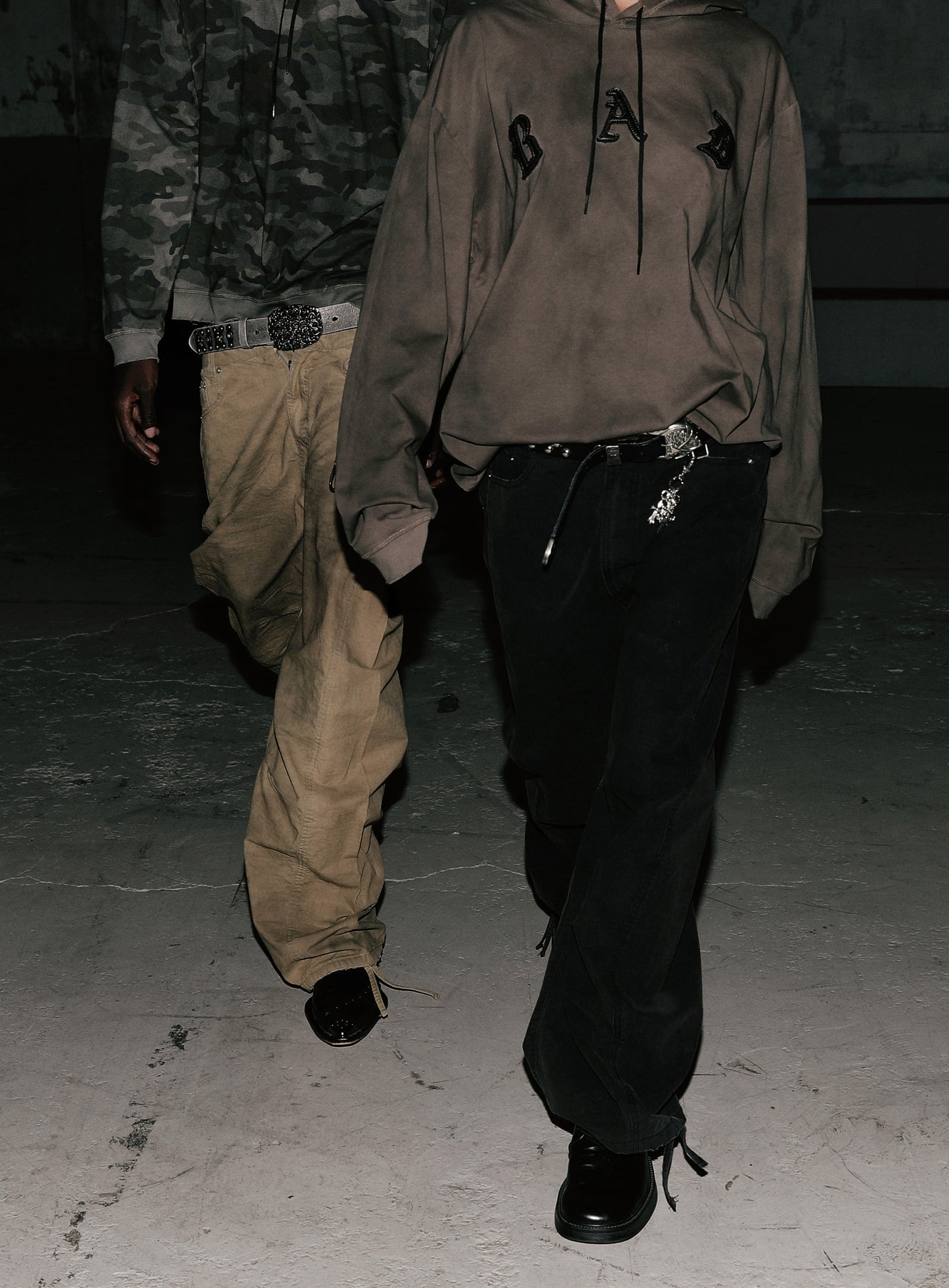 Cosmo Patch Hooded Long Sleeve - Tobacco