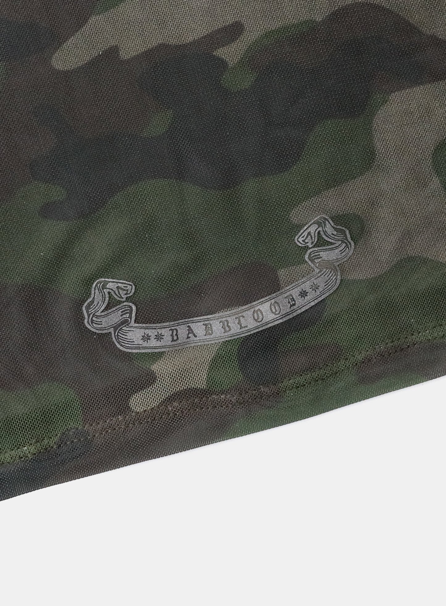 [AQUA] Mystic Logo Reflective Long Sleeve - Green Camo