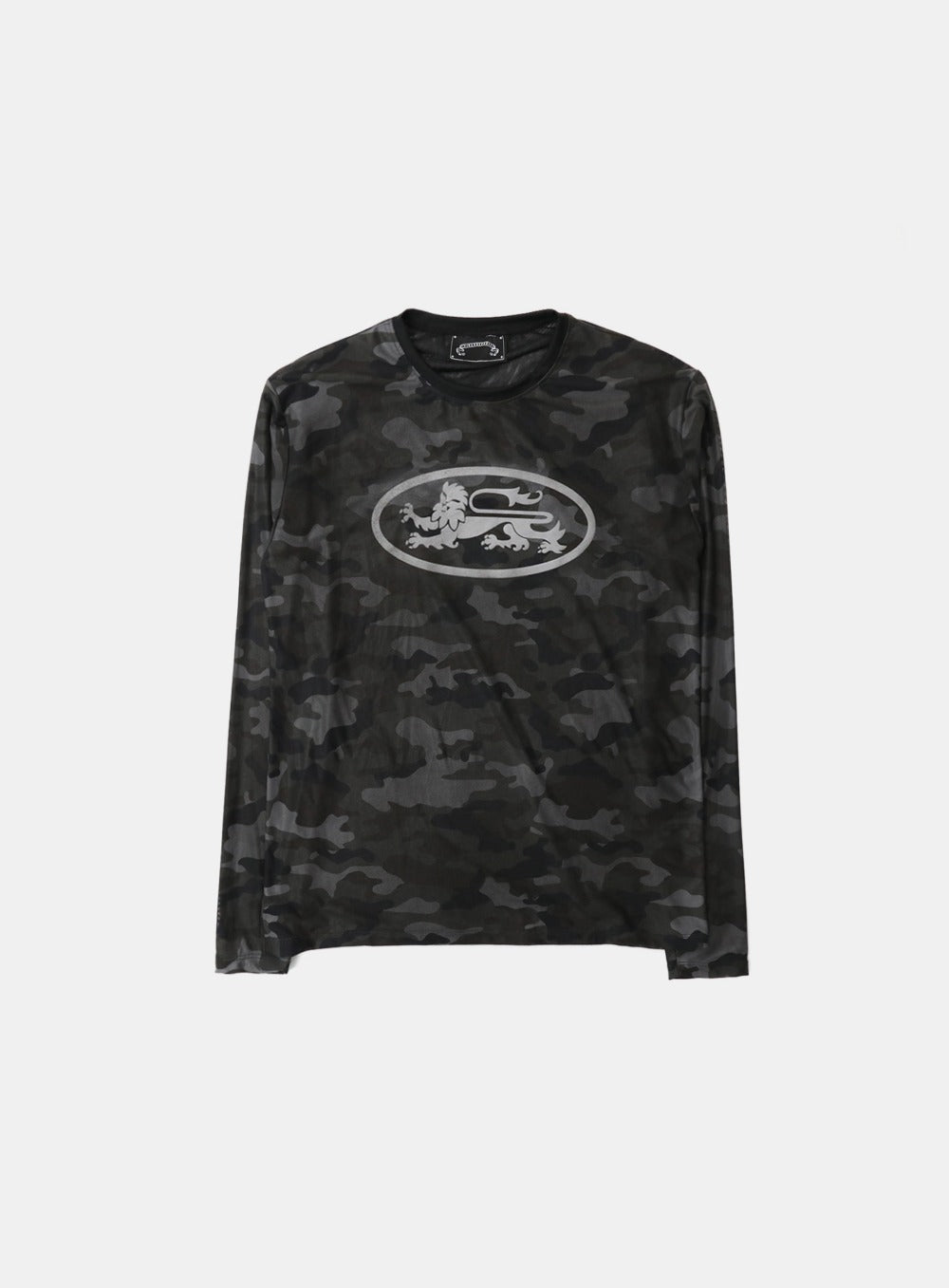 [AQUA] Mystic Logo Reflective Long Sleeve - Black Camo