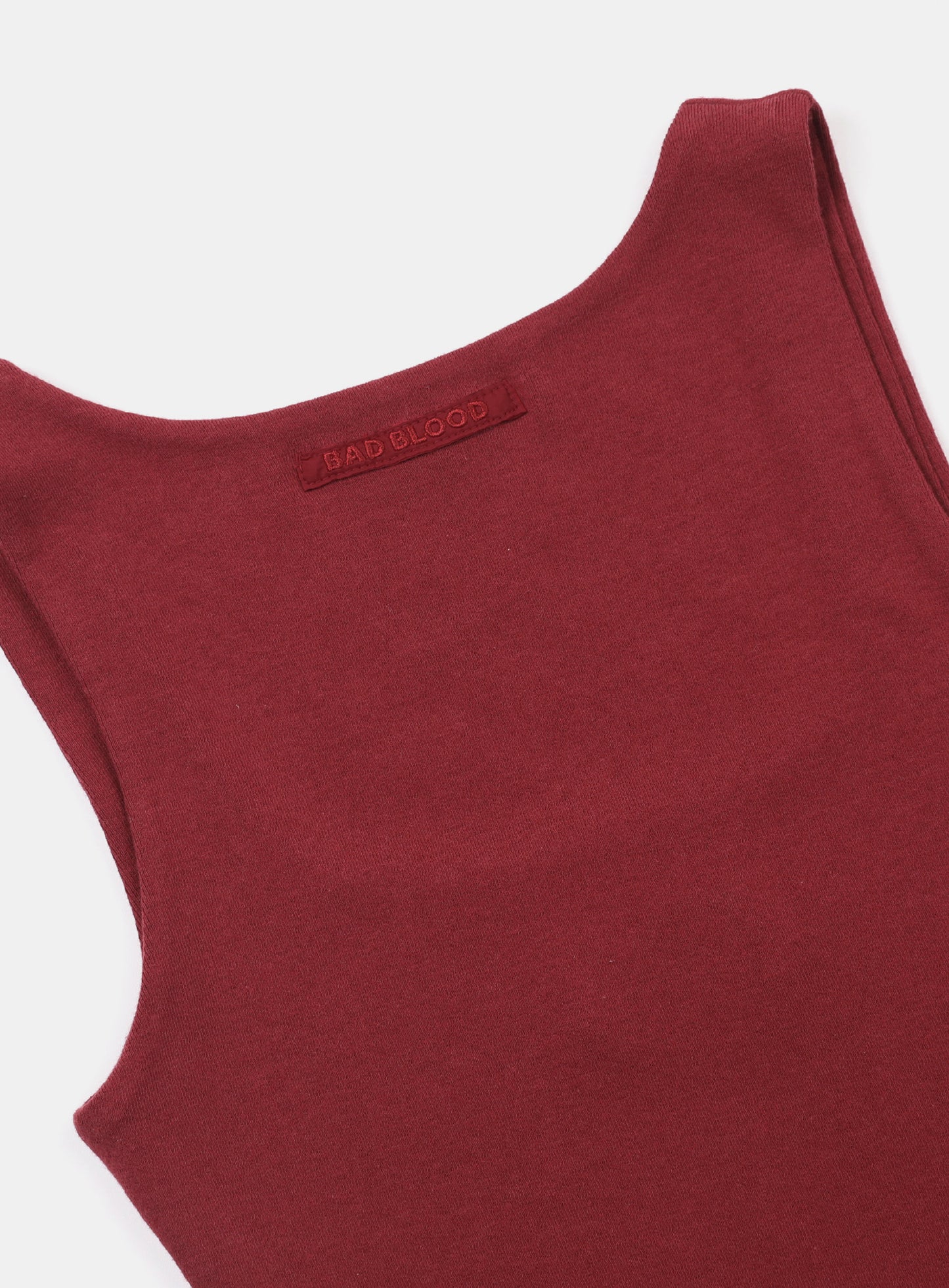 Beyond Soft Square Neck Tank - Carmine