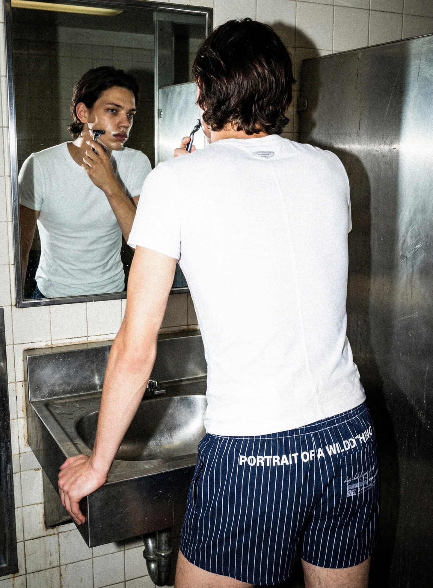 [w-tee26-029] Sleek Cotton Short Sleeve T-Shirt - White
