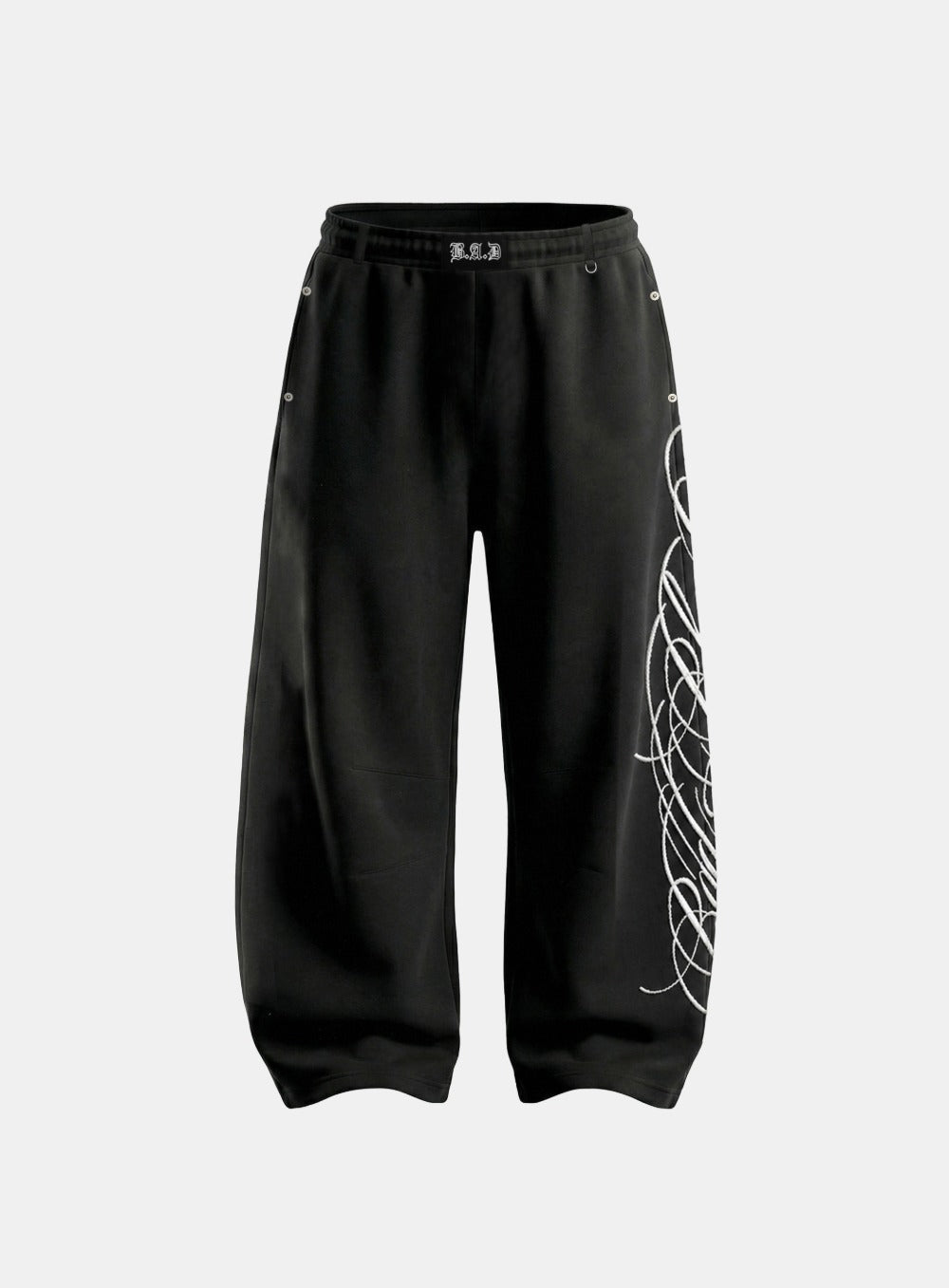 [Pre-Order] [w-pts26-120] Dark Classic 2 Curved Jogger - Black