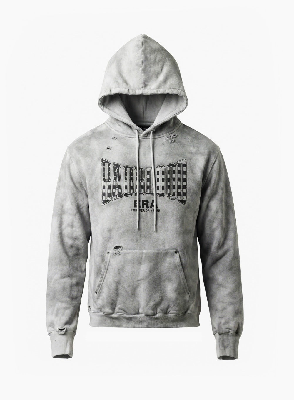 [w-hde25-090] Shield Old Glory Hood - Dusty White