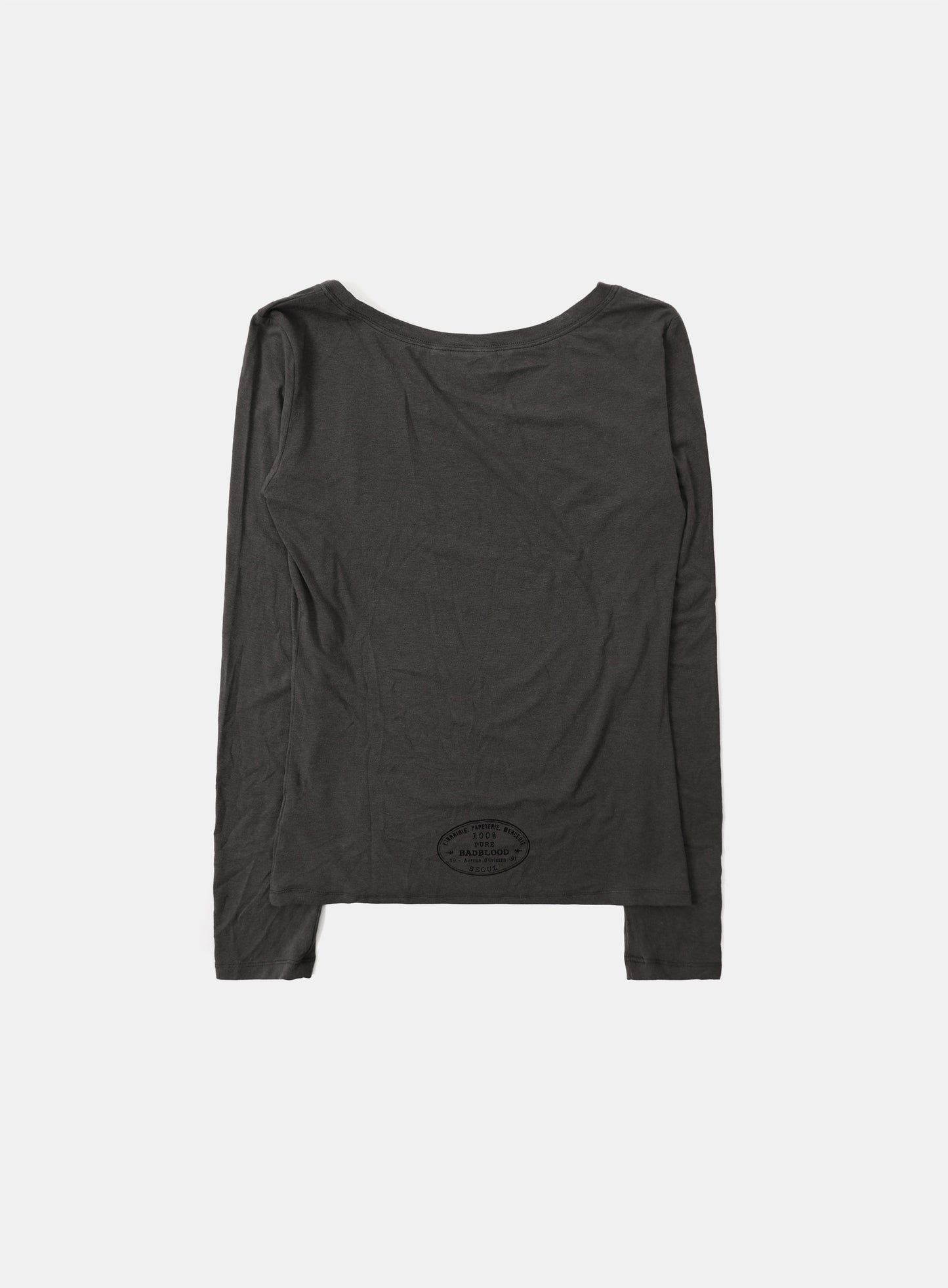 Eat Me Loose Fit Tee - Charcoal